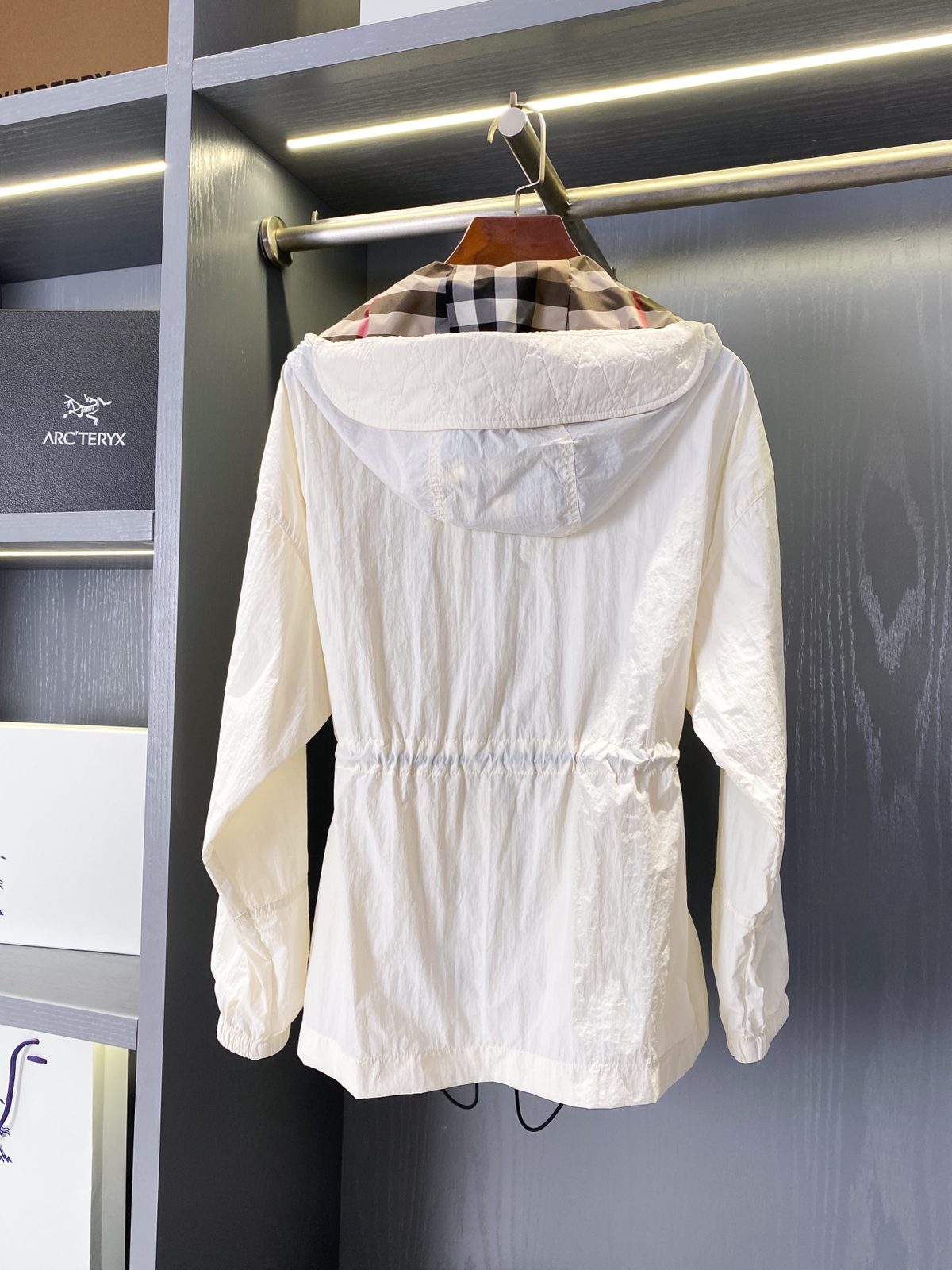 Burberry Lightweight Hooded Windbreaker Jacket