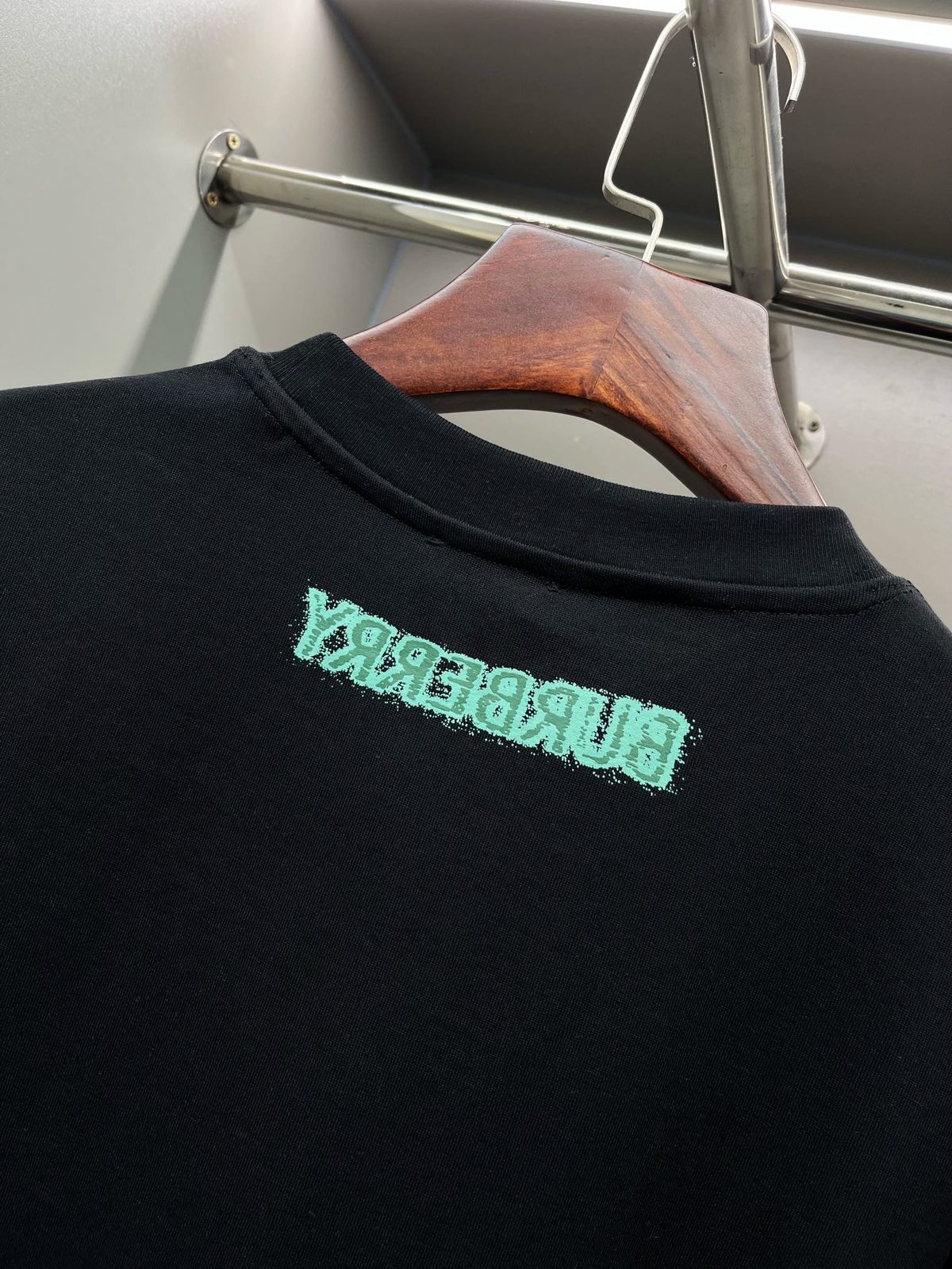 Burberry Sequin Logo Black T-Shirt