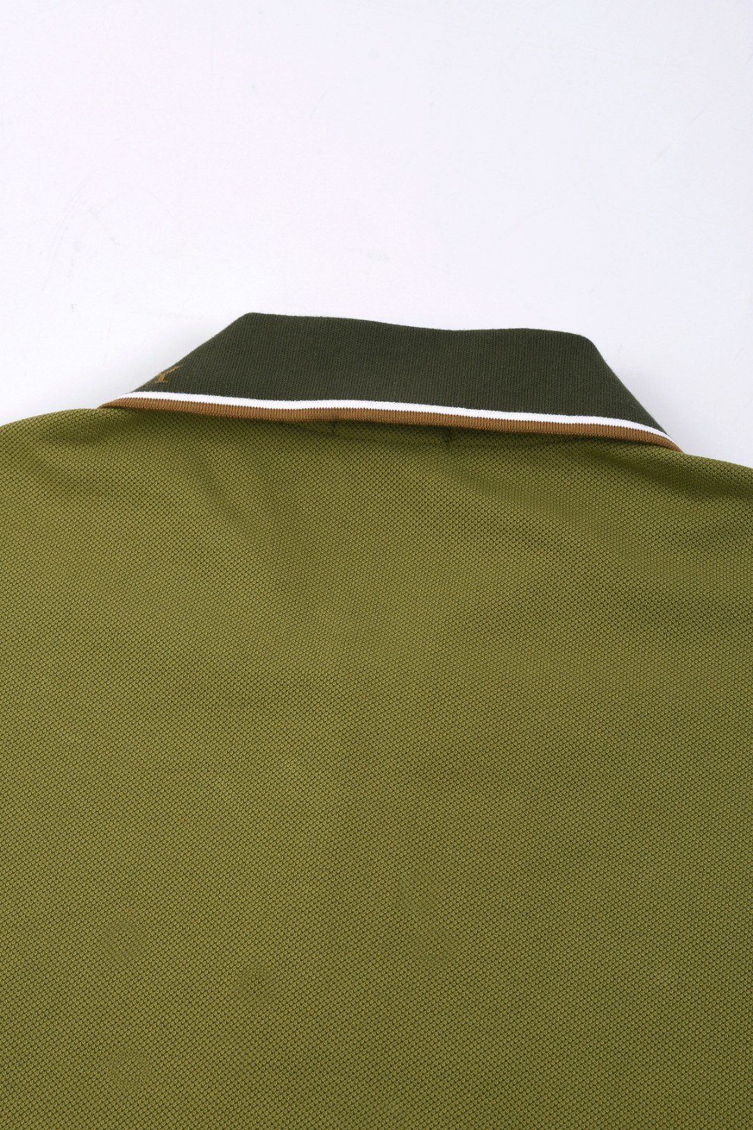 Burberry Contrast Collar Cotton Polo Shirt