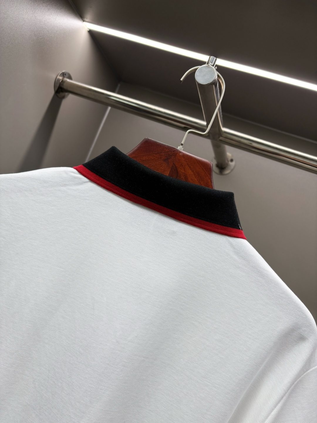 Burberry Striped Collar Polo Shirt