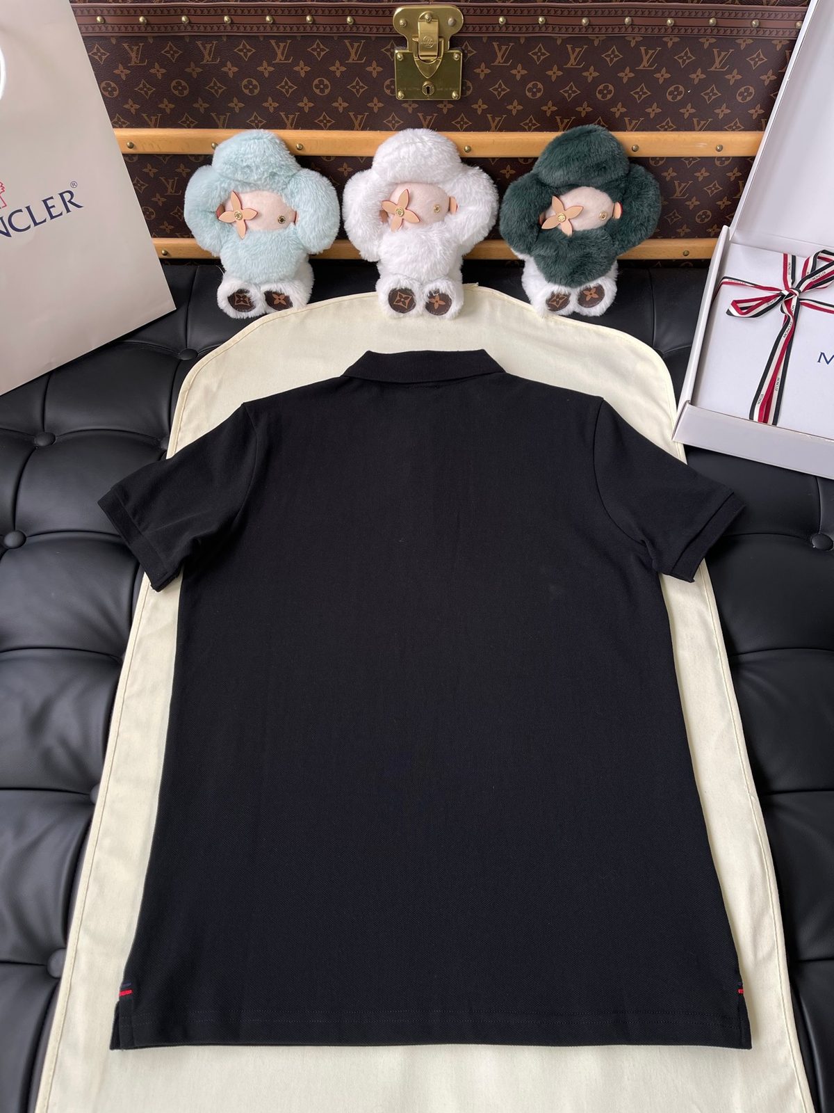 Moncler Black Crewneck T-Shirt