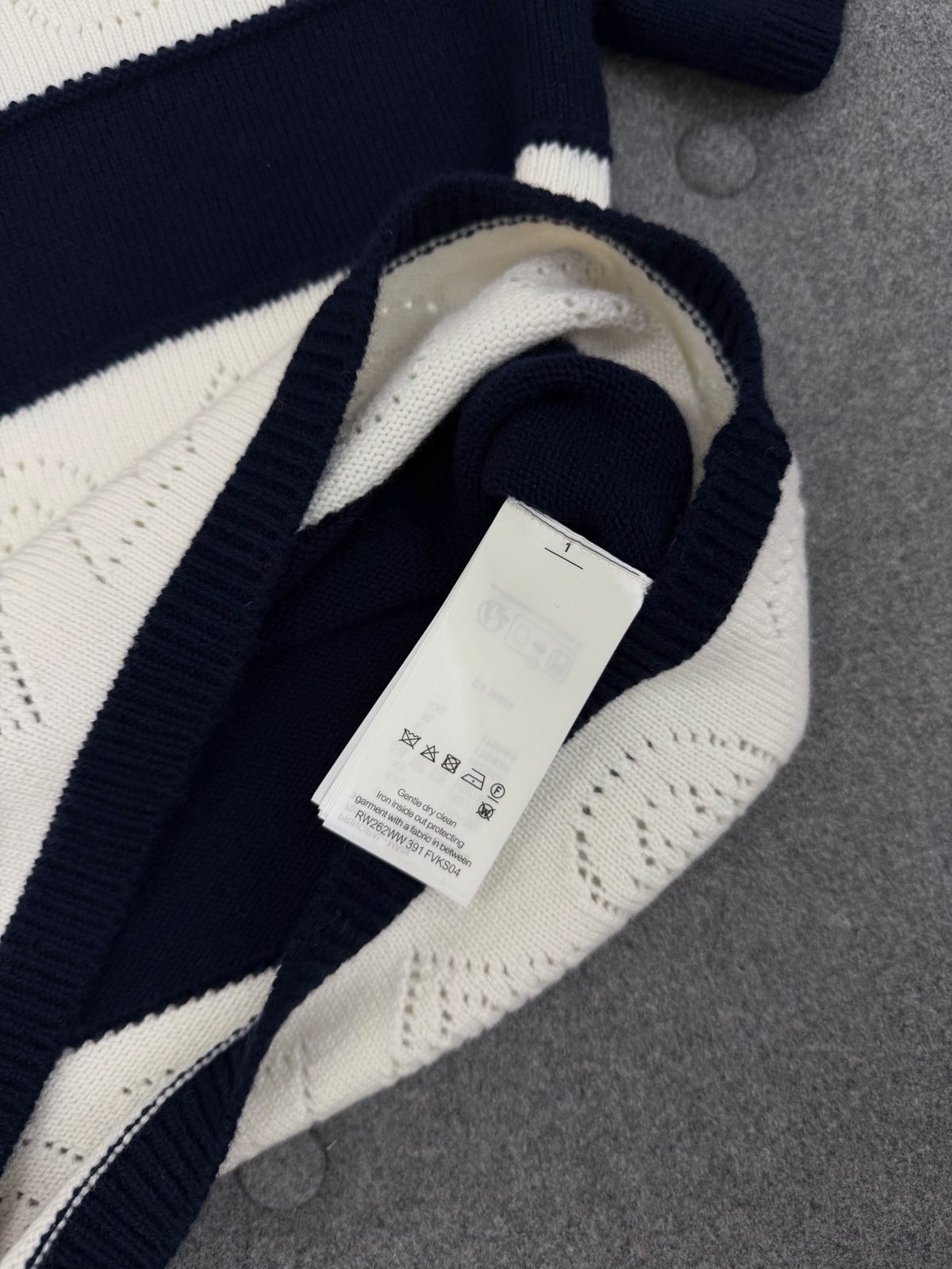 Striped Knit Crewneck T-Shirt