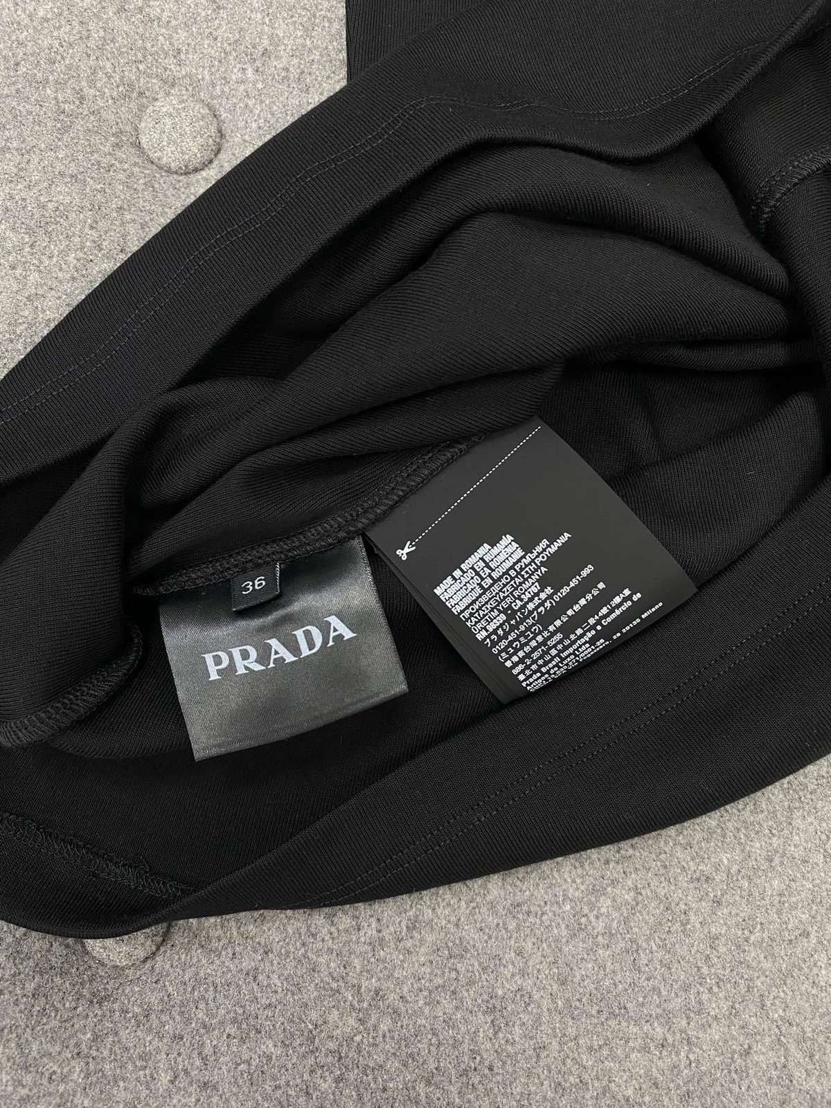 Prada Black Sleeveless Tank Top