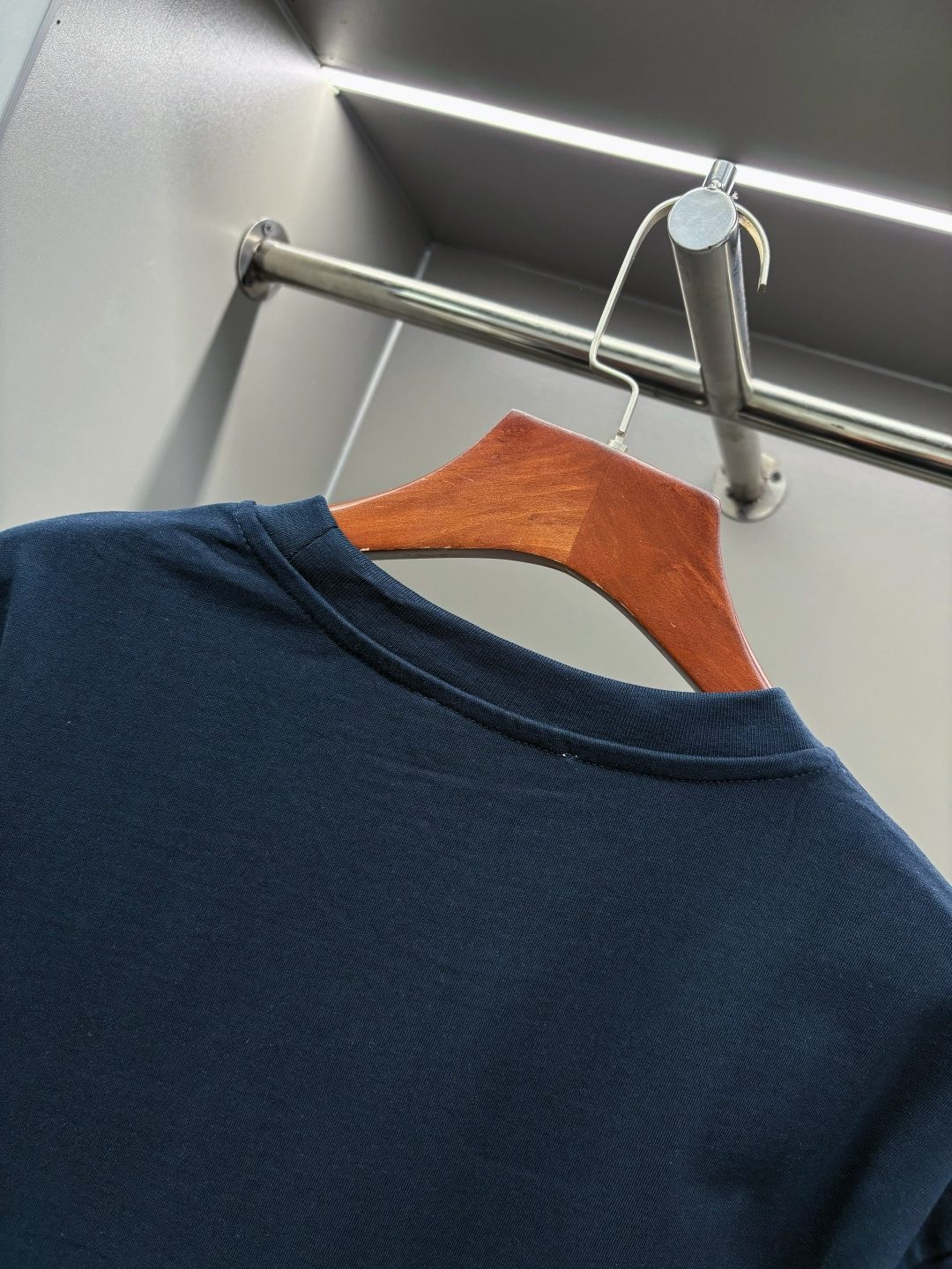 Burberry Monogram Crewneck T-Shirt Navy