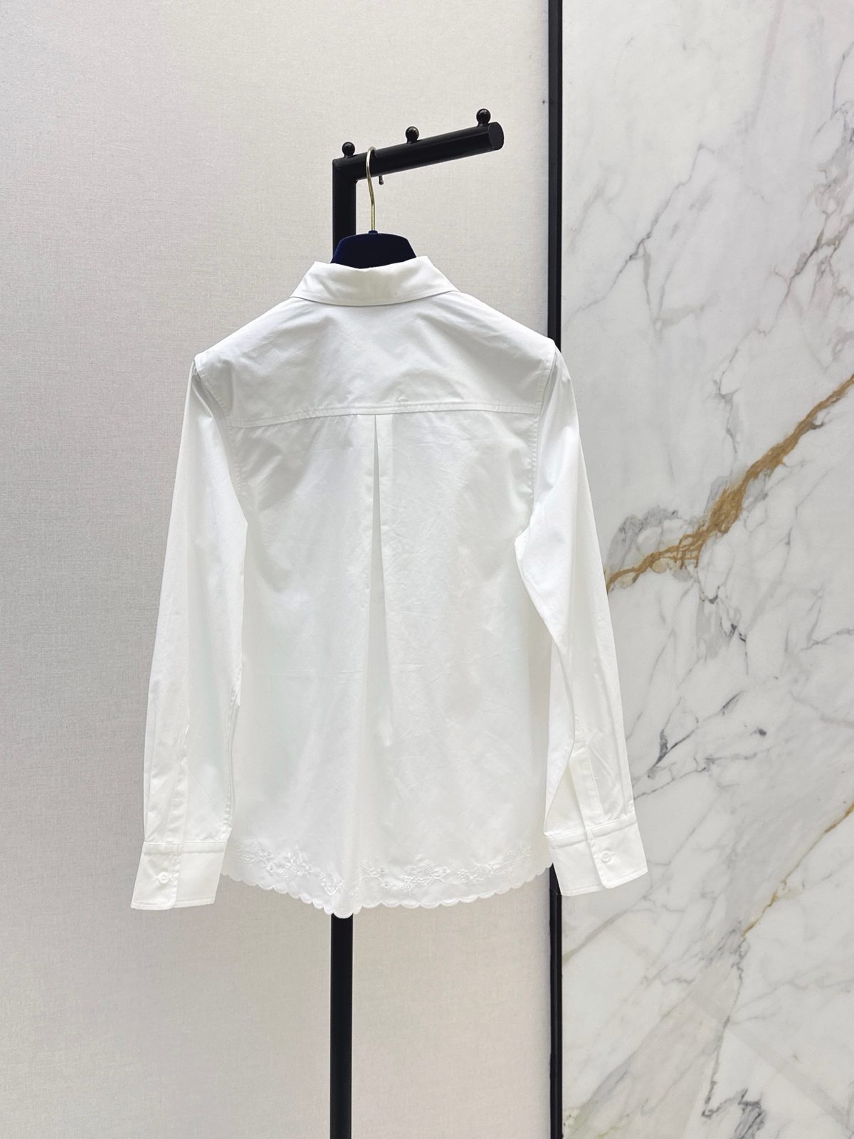Louis Vuitton White Cotton Lace Shirt