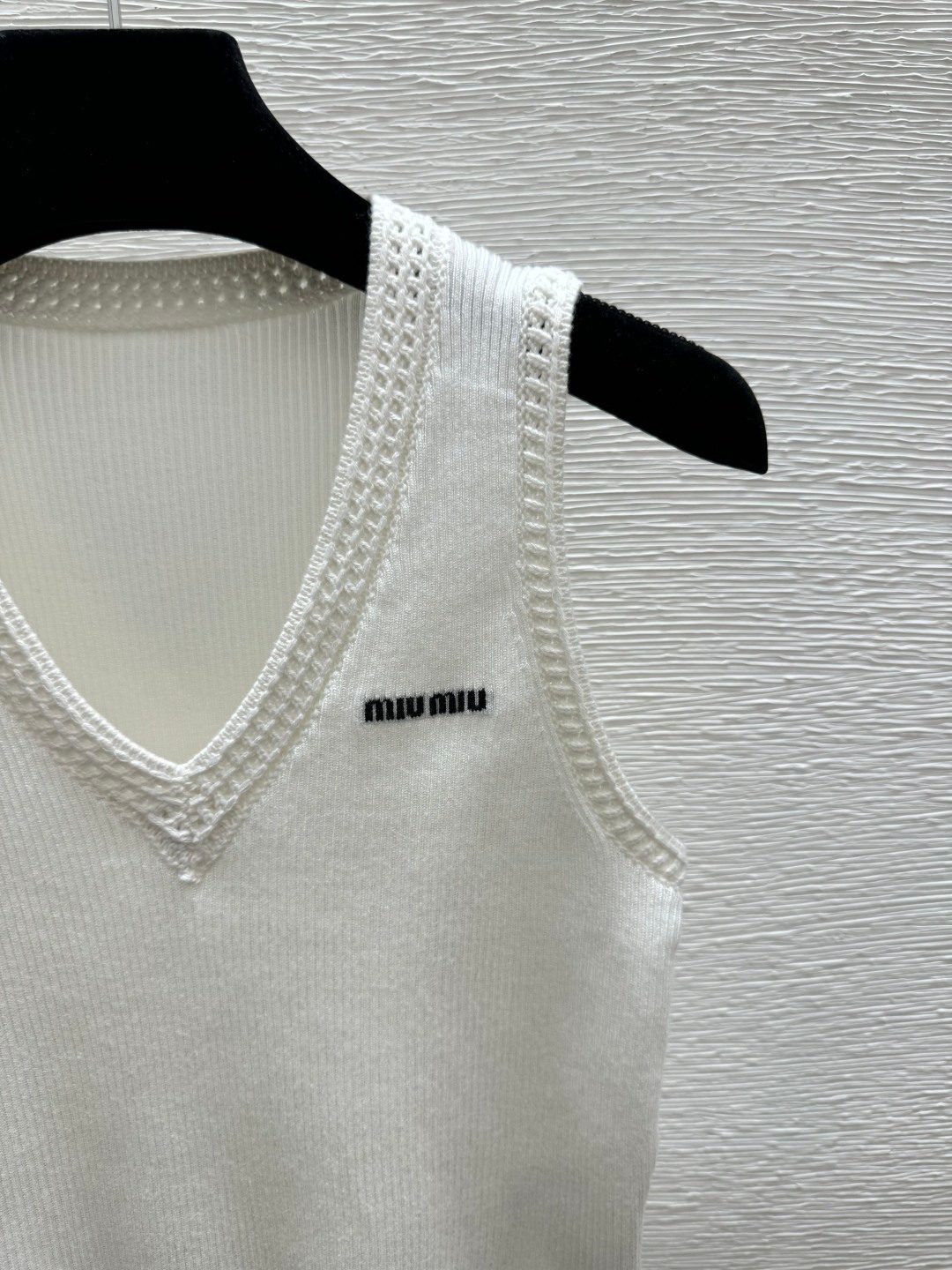 Miu Miu Men's V-Neck Knit Vest