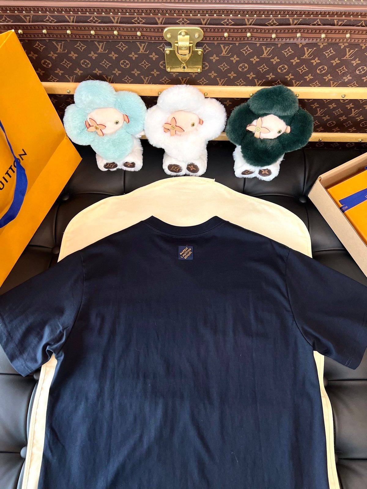 Hermès Navy Crewneck T-Shirt