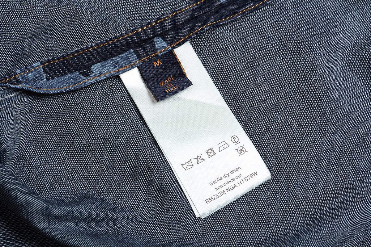 Louis Vuitton Monogram Denim Short-Sleeve Shirt