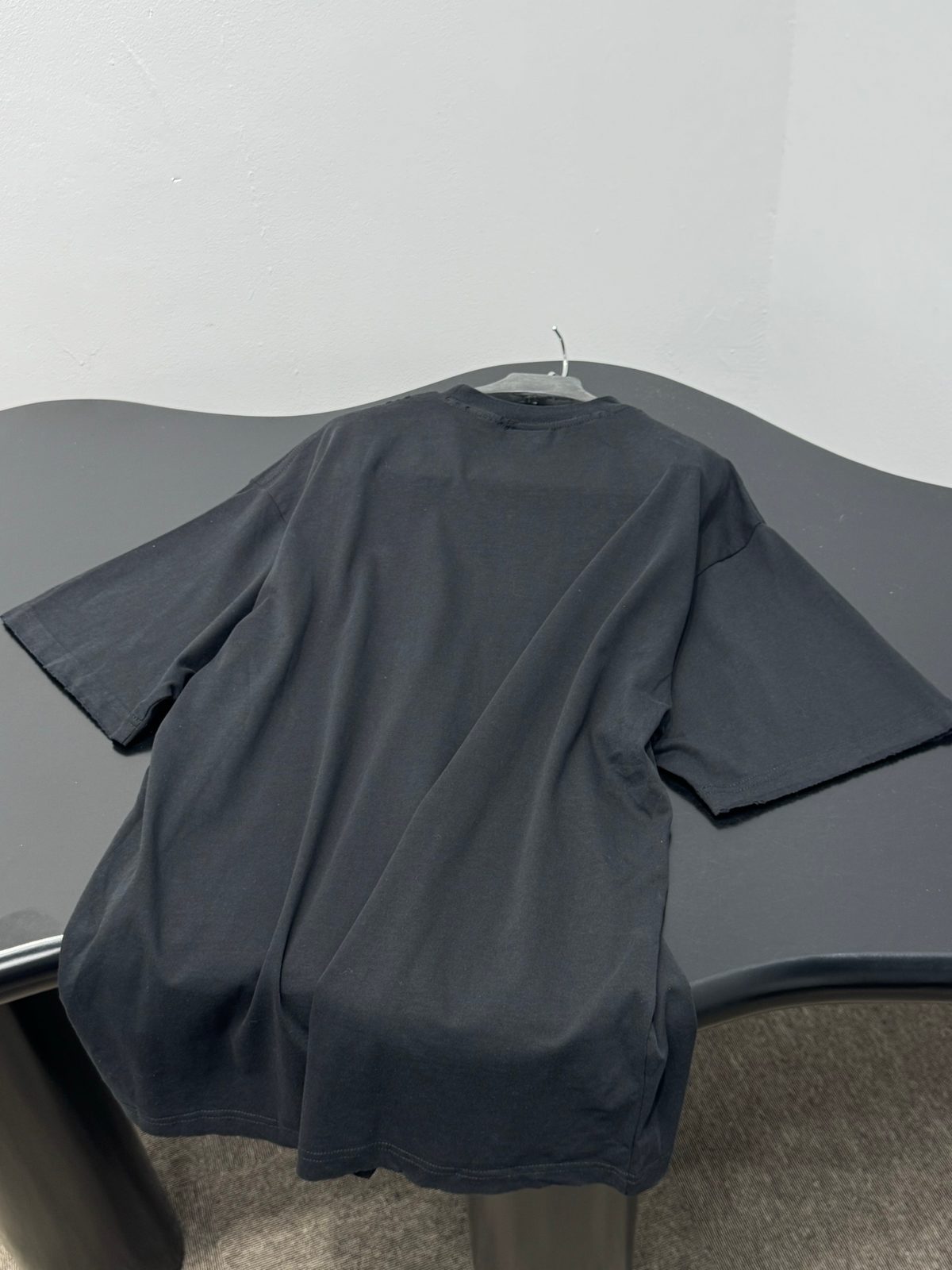 Vetements Yellow Logo Black T-Shirt