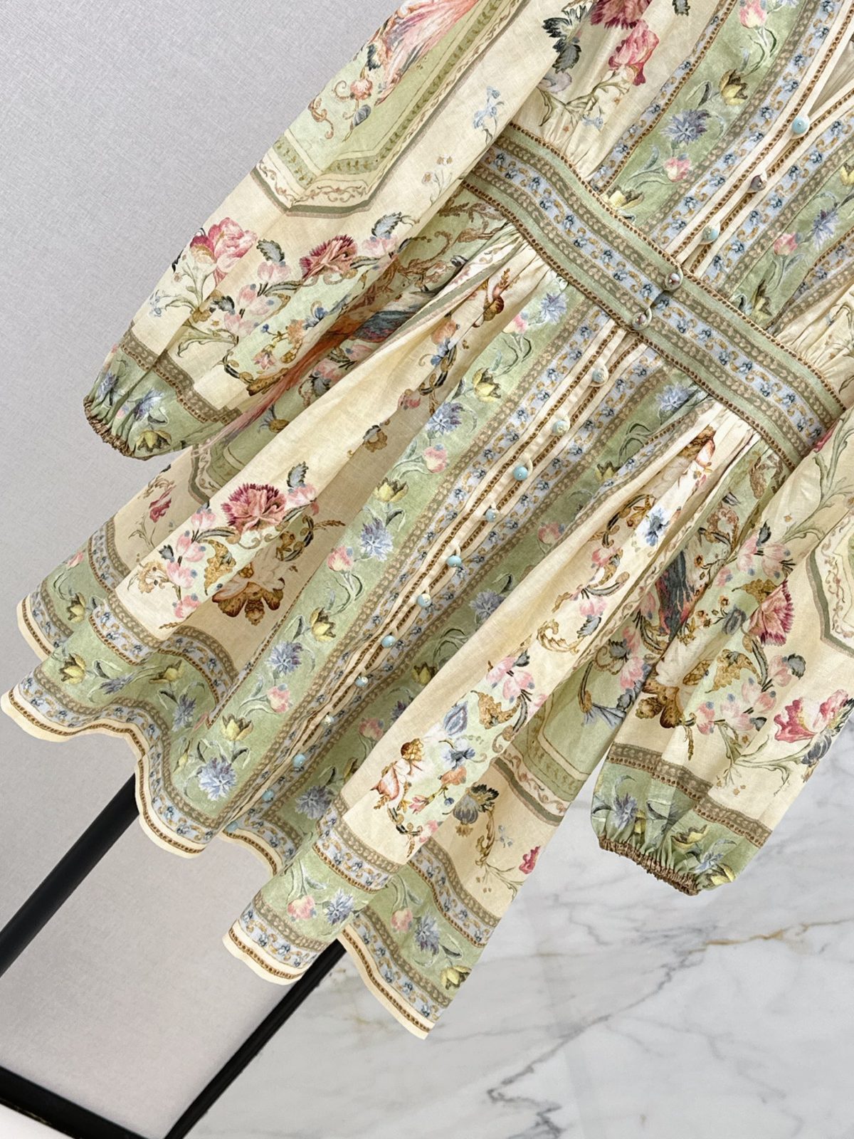 Floral Print Peter Pan Collar Dress