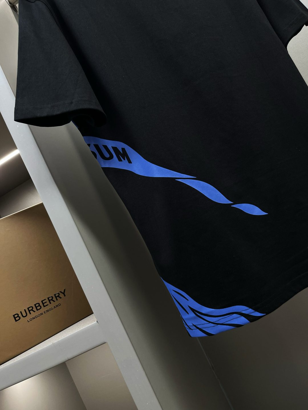 Burberry Graphic Print Black T-Shirt