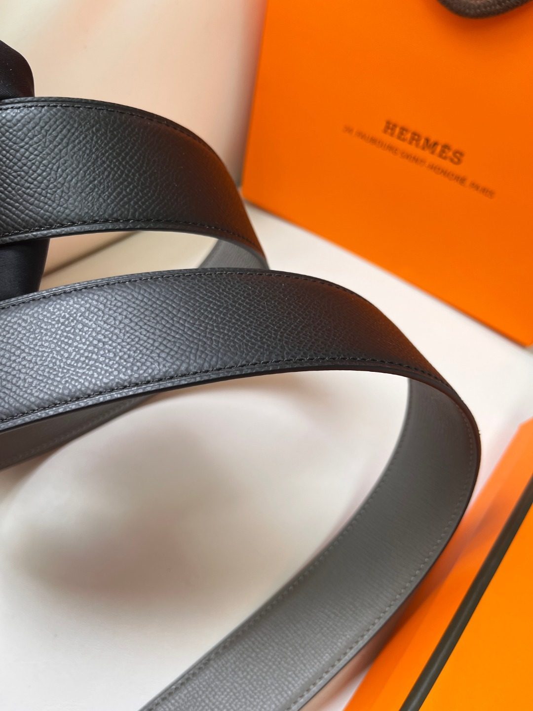 Hermès Reversible Epsom Leather Belt