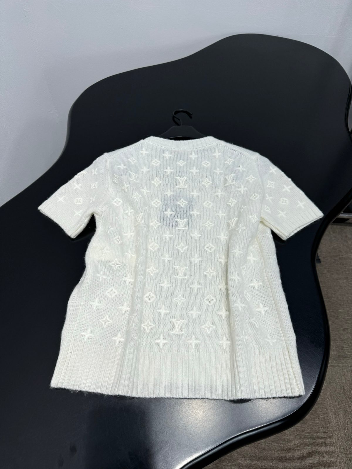 Louis Vuitton Monogram Short Sleeve Knit Shirt