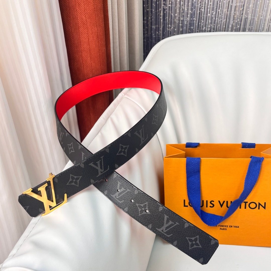 Louis Vuitton Monogram Reversible Leather Belt