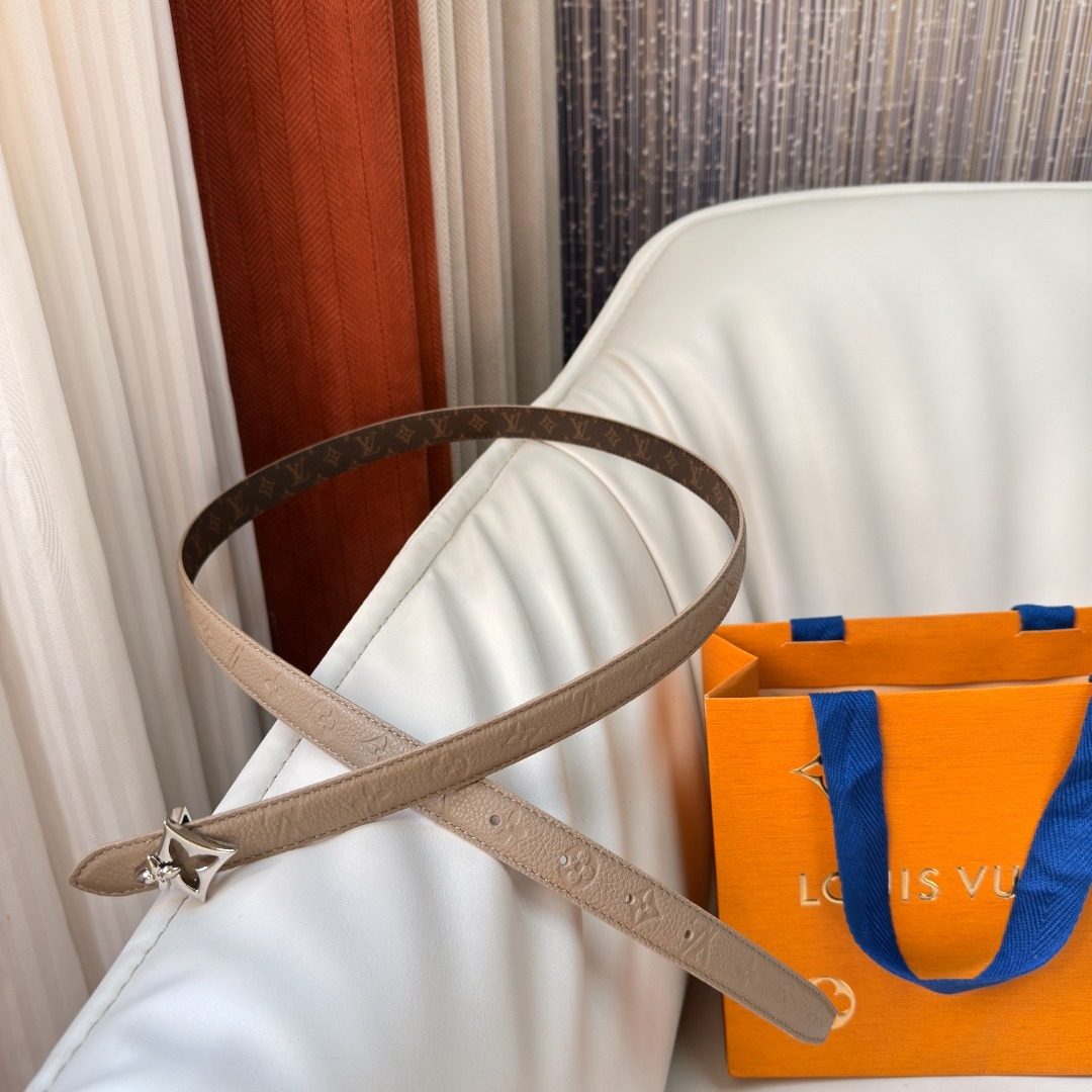 Louis Vuitton Monogram Canvas Leather Belt