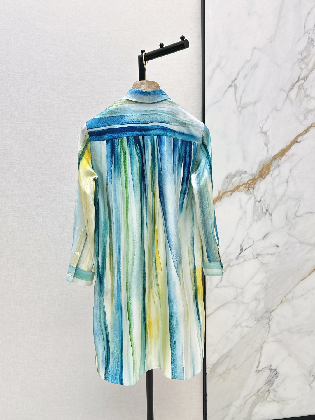 Striped Linen Shirt Dress