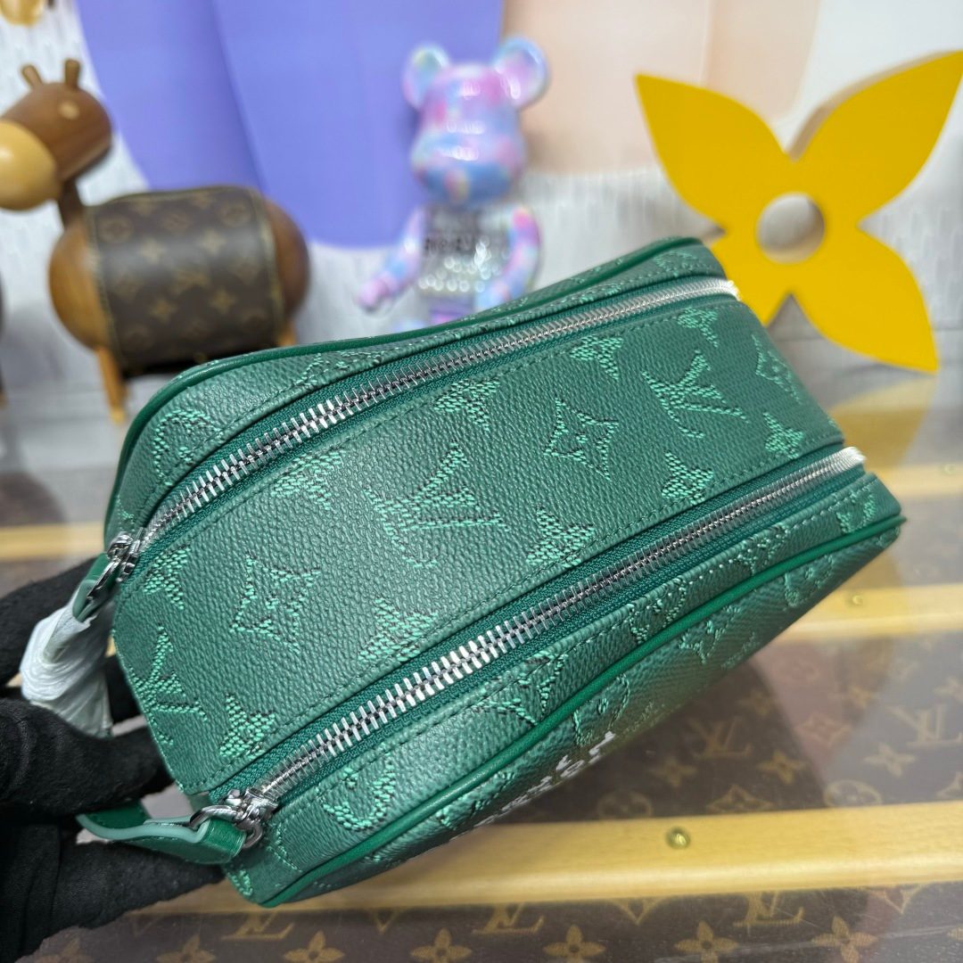 Louis Vuitton Monogram Empreinte Cosmetic Pouch Green