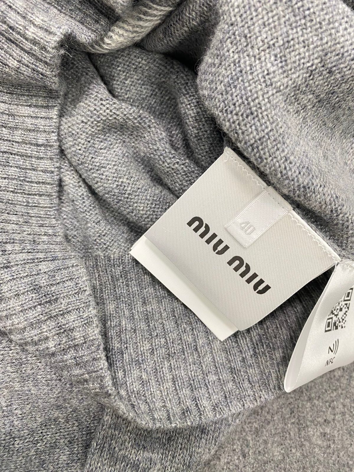 Miu Miu Logo Crewneck Sweater