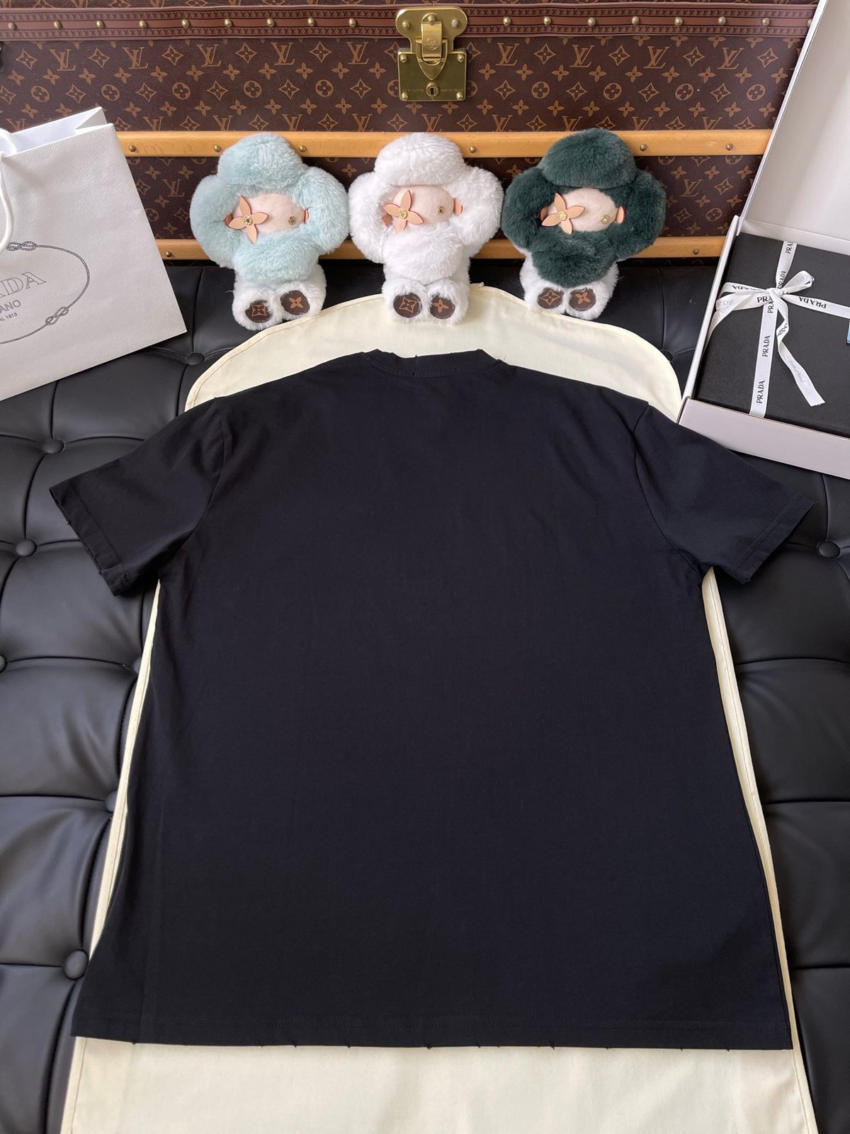 Prada Milano Black Crewneck T-Shirt