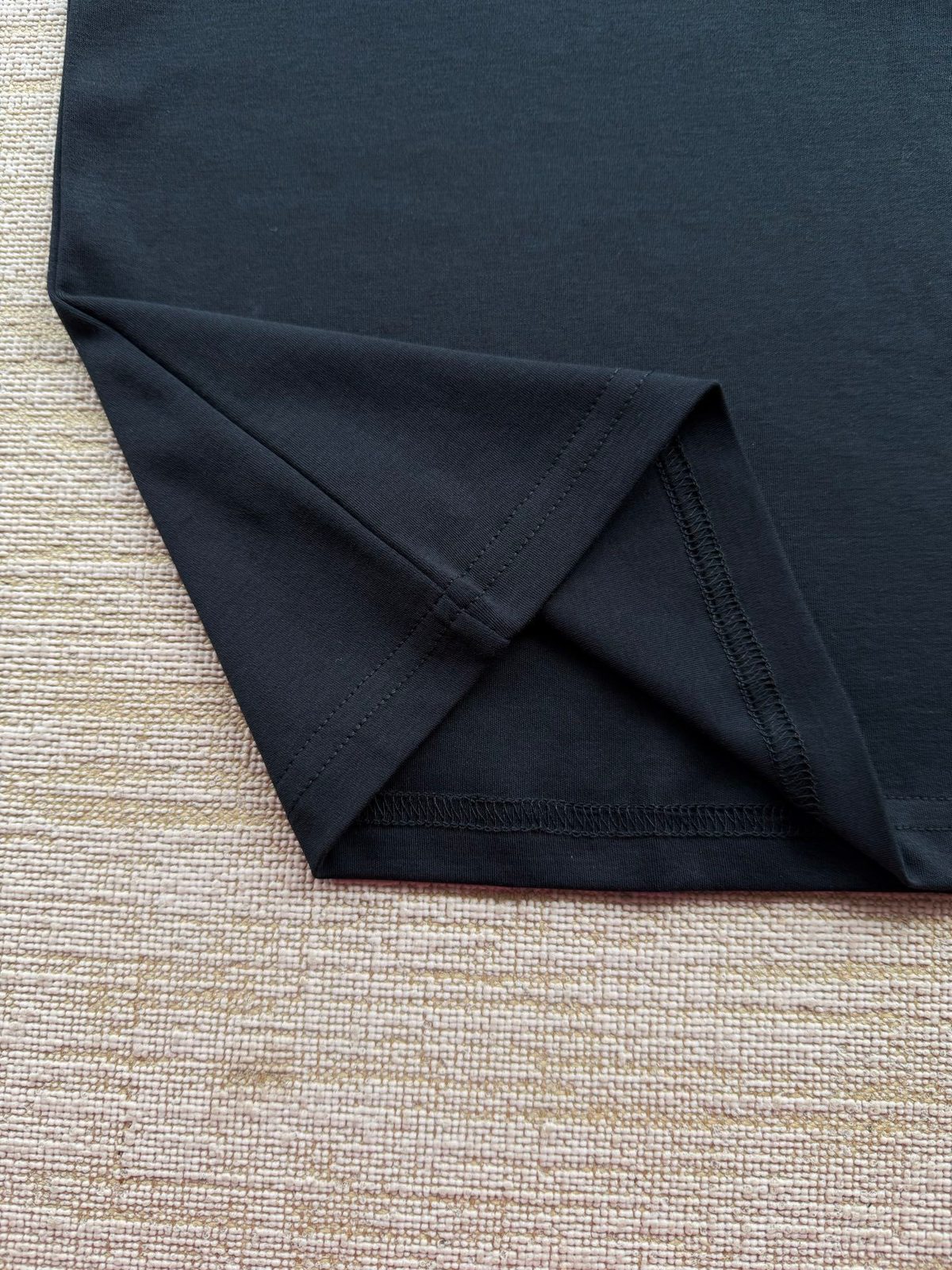 Prada Black Cotton Crewneck T-Shirt