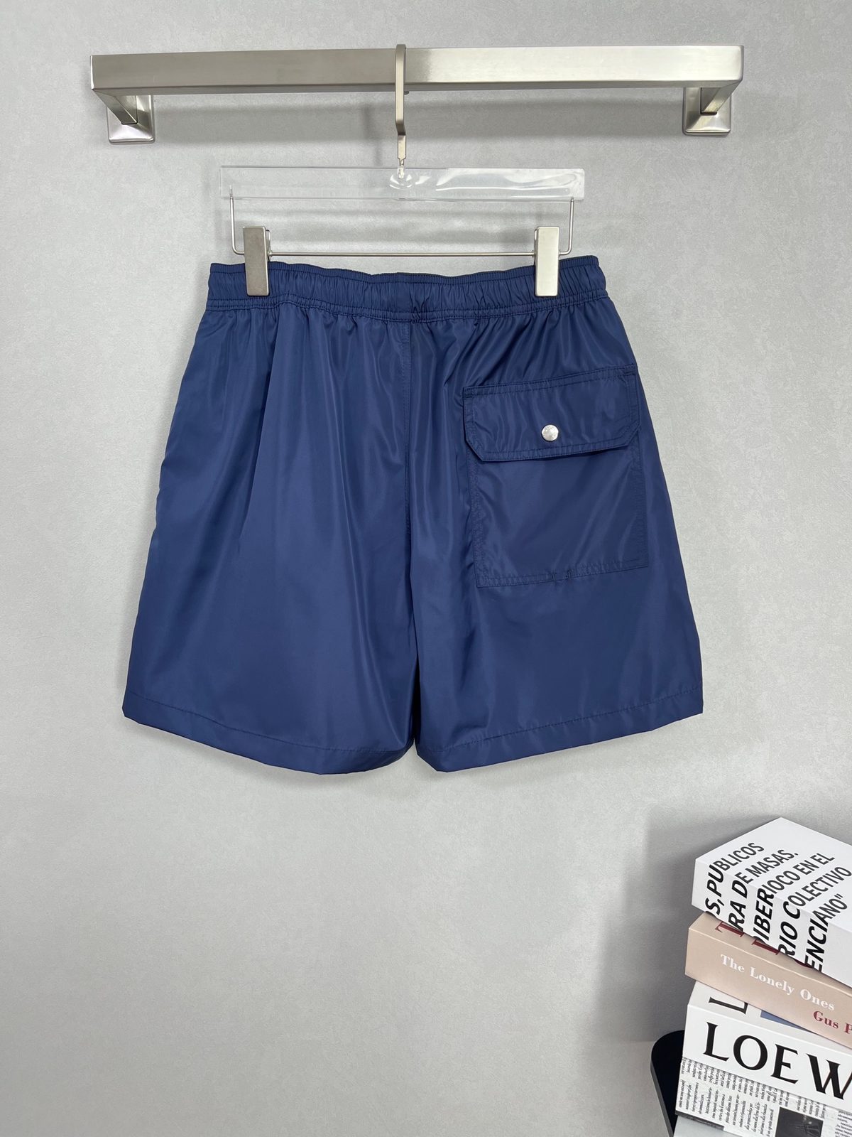Moncler Nylon Drawstring Swim Shorts
