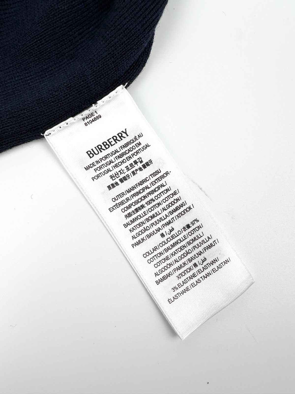 Burberry Embroidered Logo Crewneck Sweater