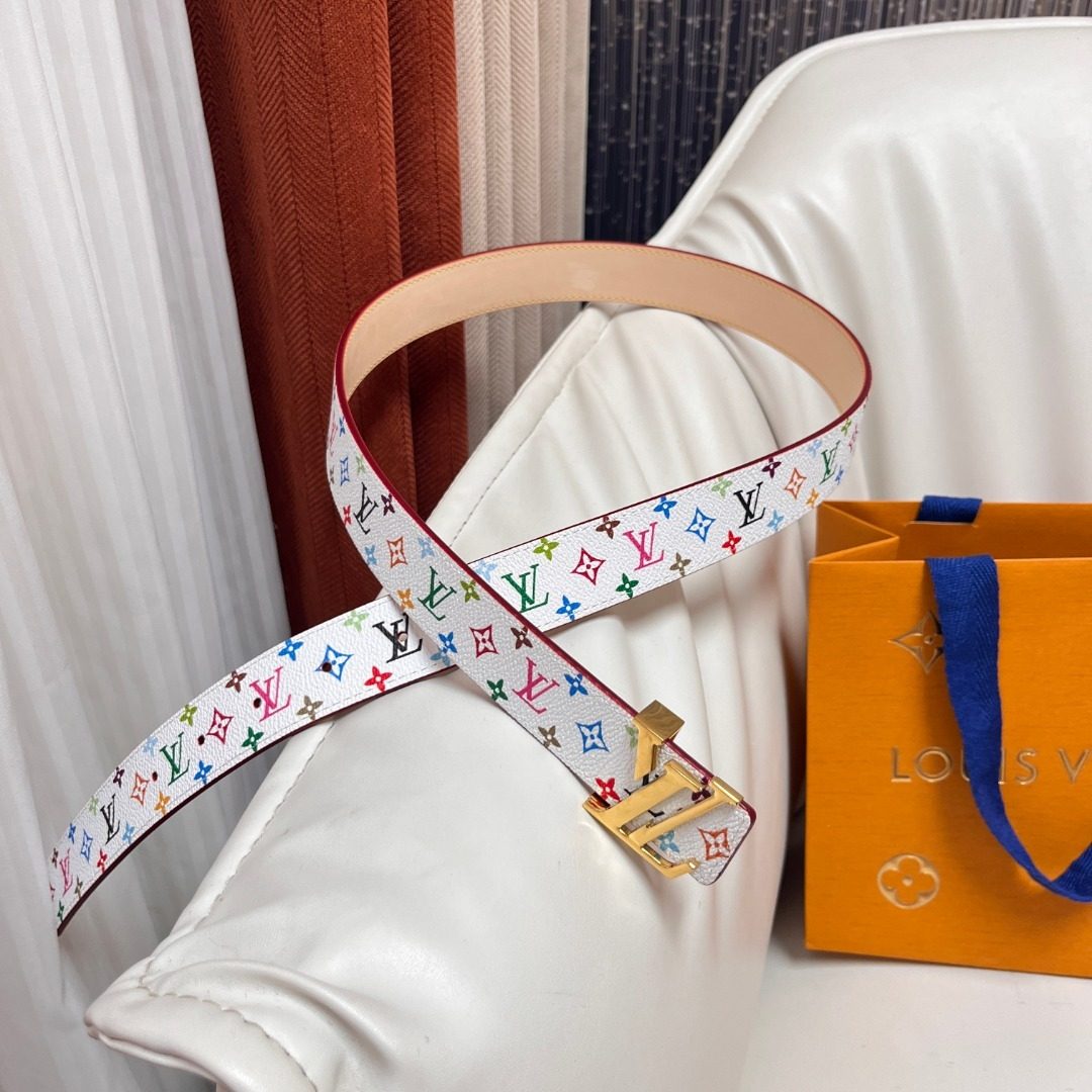 Louis Vuitton Multicolor Monogram Canvas Belt