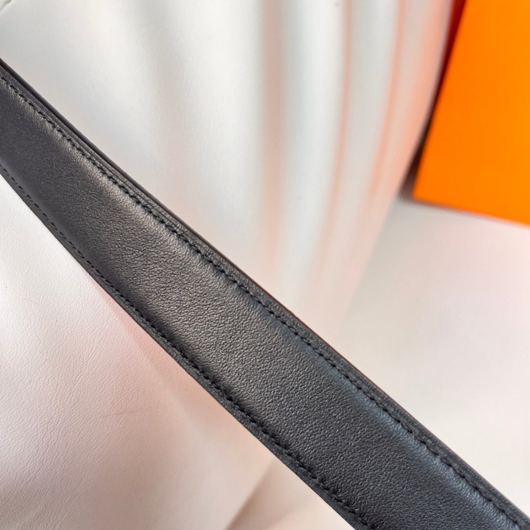 Hermès Leather Reversible Belt