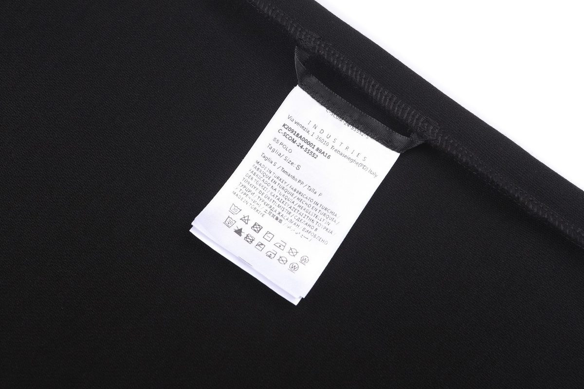 Moncler Logo Patch Cotton Polo Shirt