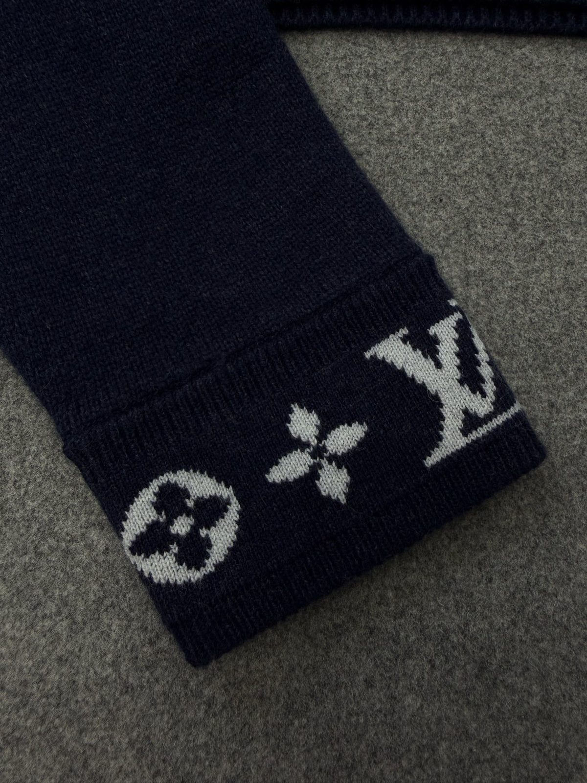 Louis Vuitton Monogram Crewneck Sweater Navy