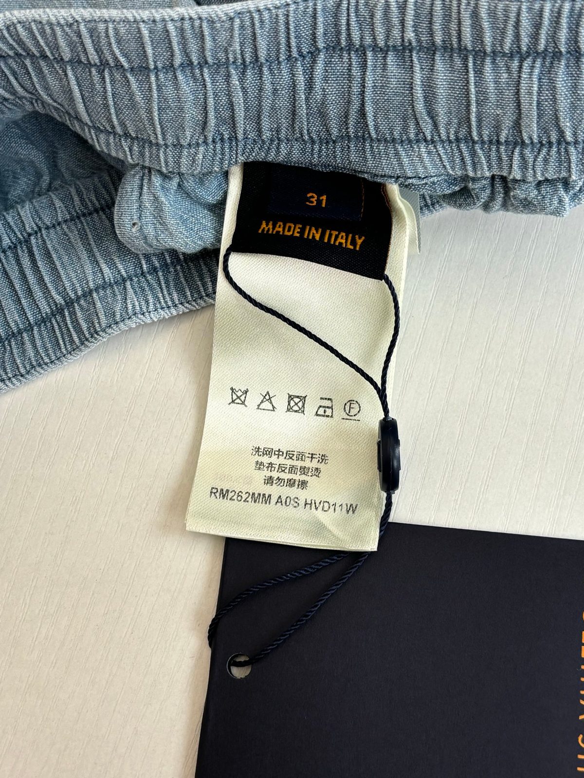 Louis Vuitton Light Blue Denim Shorts