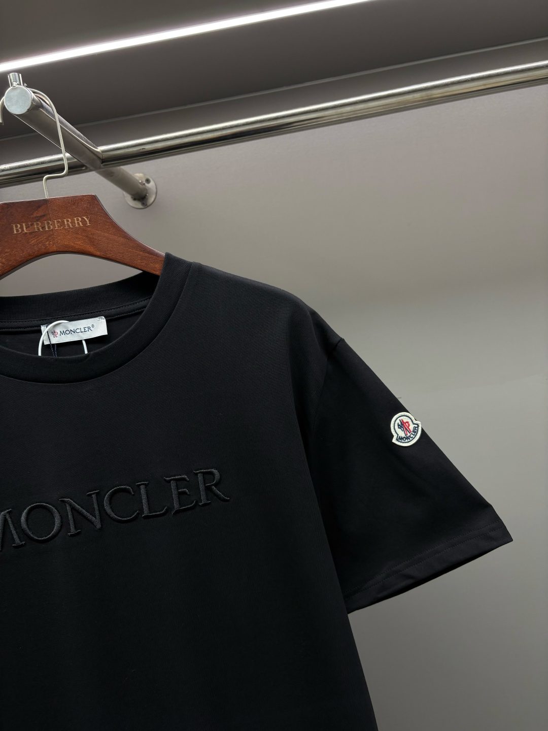 Moncler Embroidered Logo Crewneck T-Shirt