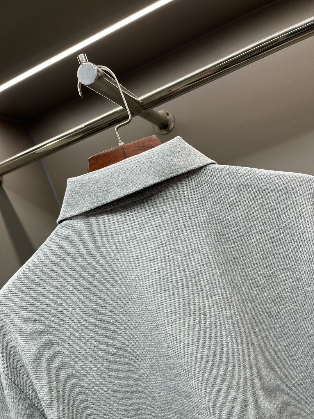 Burberry Men's Grey Polo Shirt