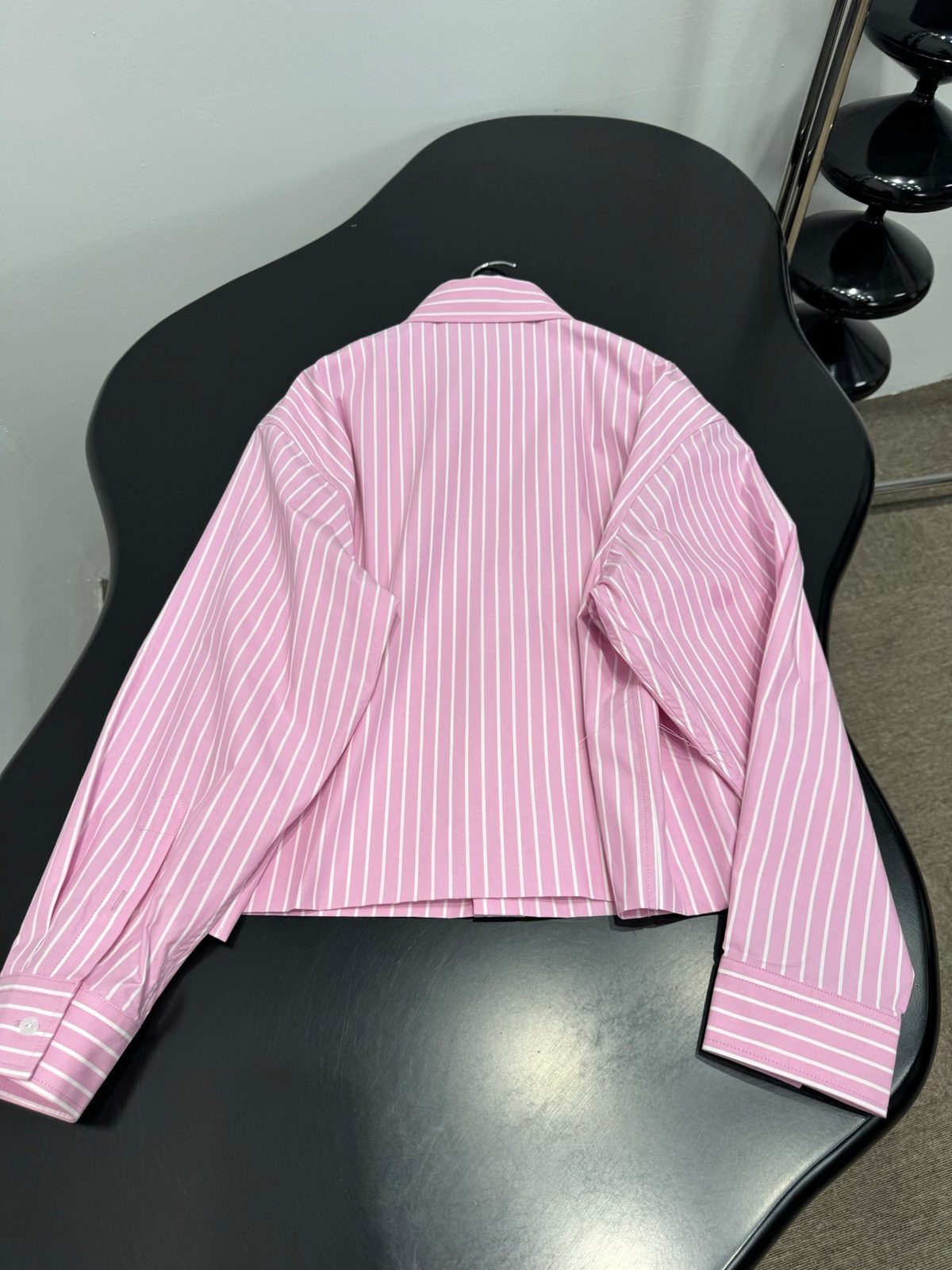 Pink Striped Cotton Dress Shirt