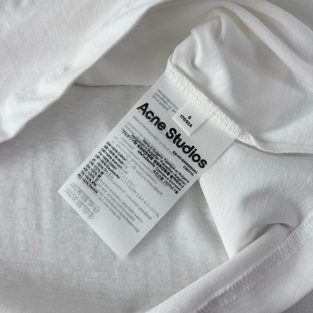 Acne Studios Distressed Logo T-Shirt