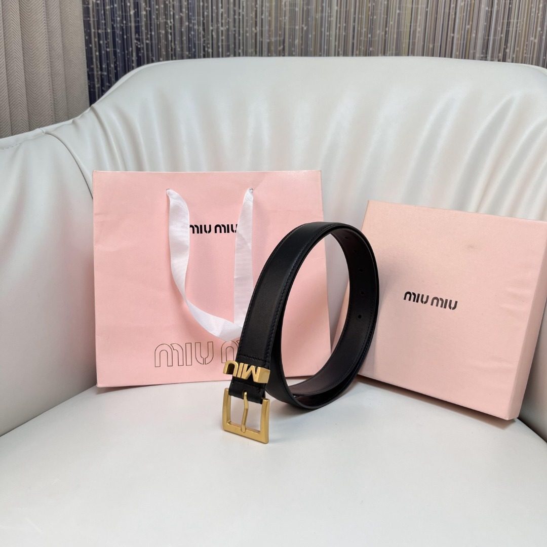 Miu Miu Leather Belt