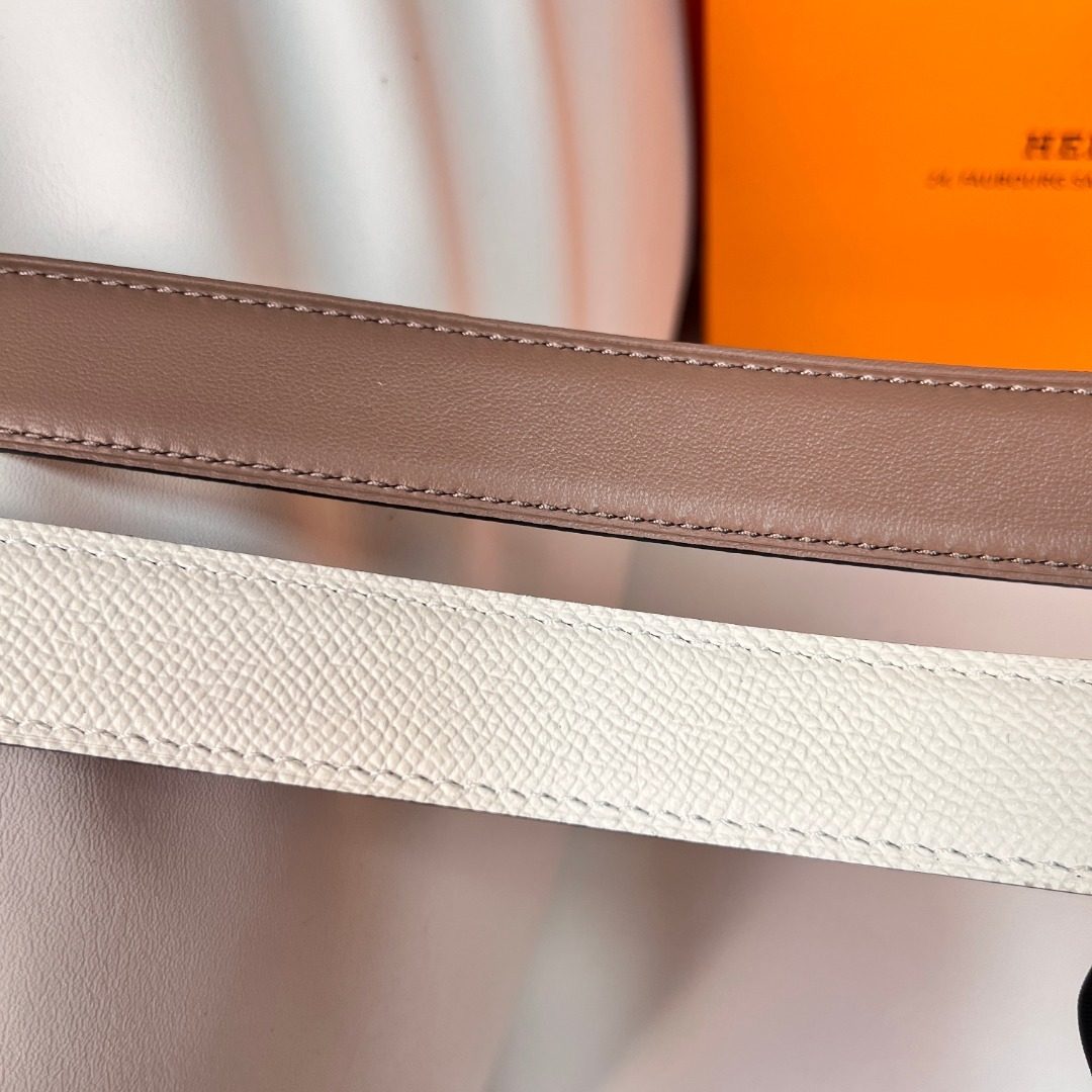 Hermès Leather Reversible Belt
