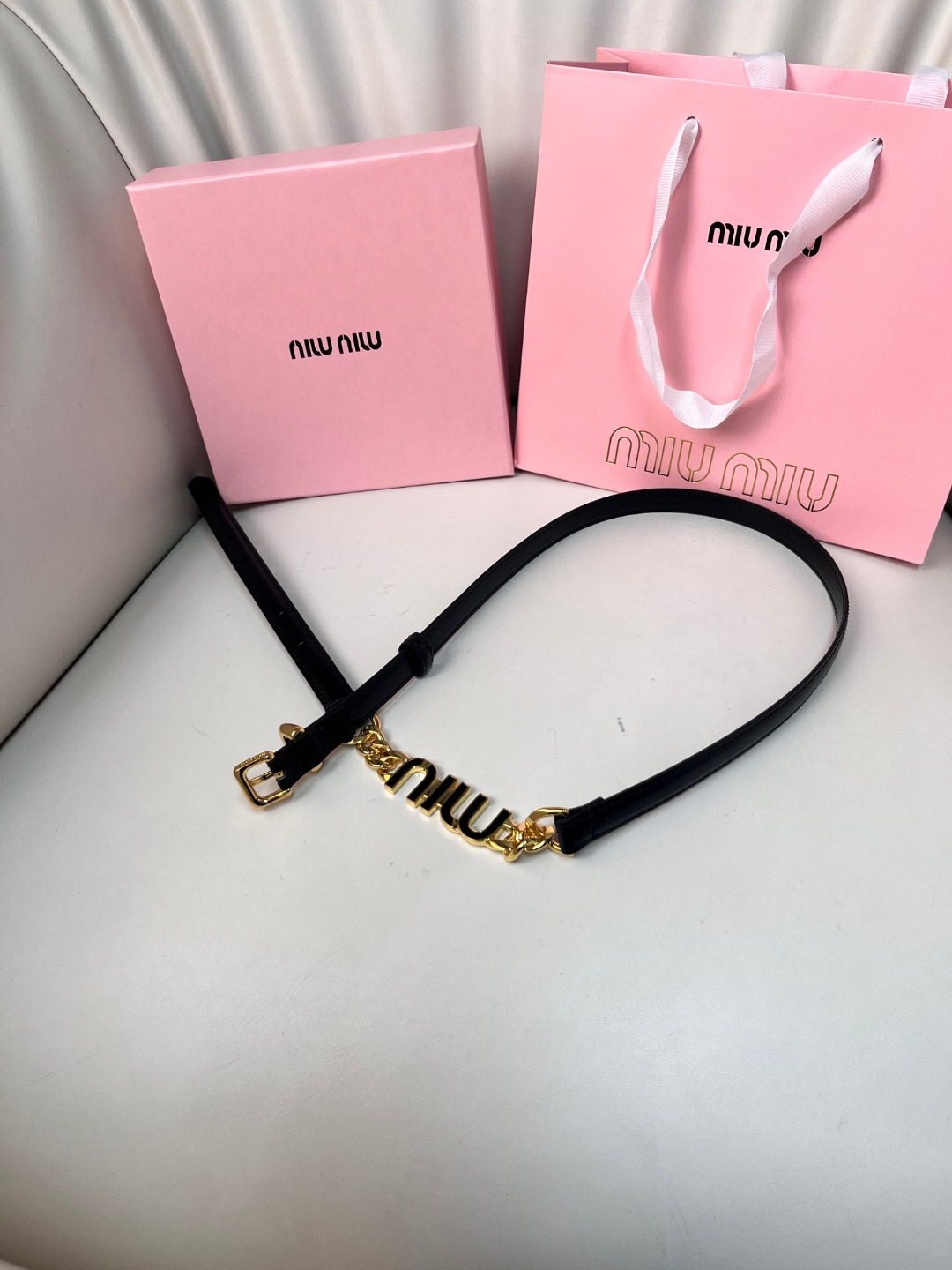 Miu Miu Leather Belt