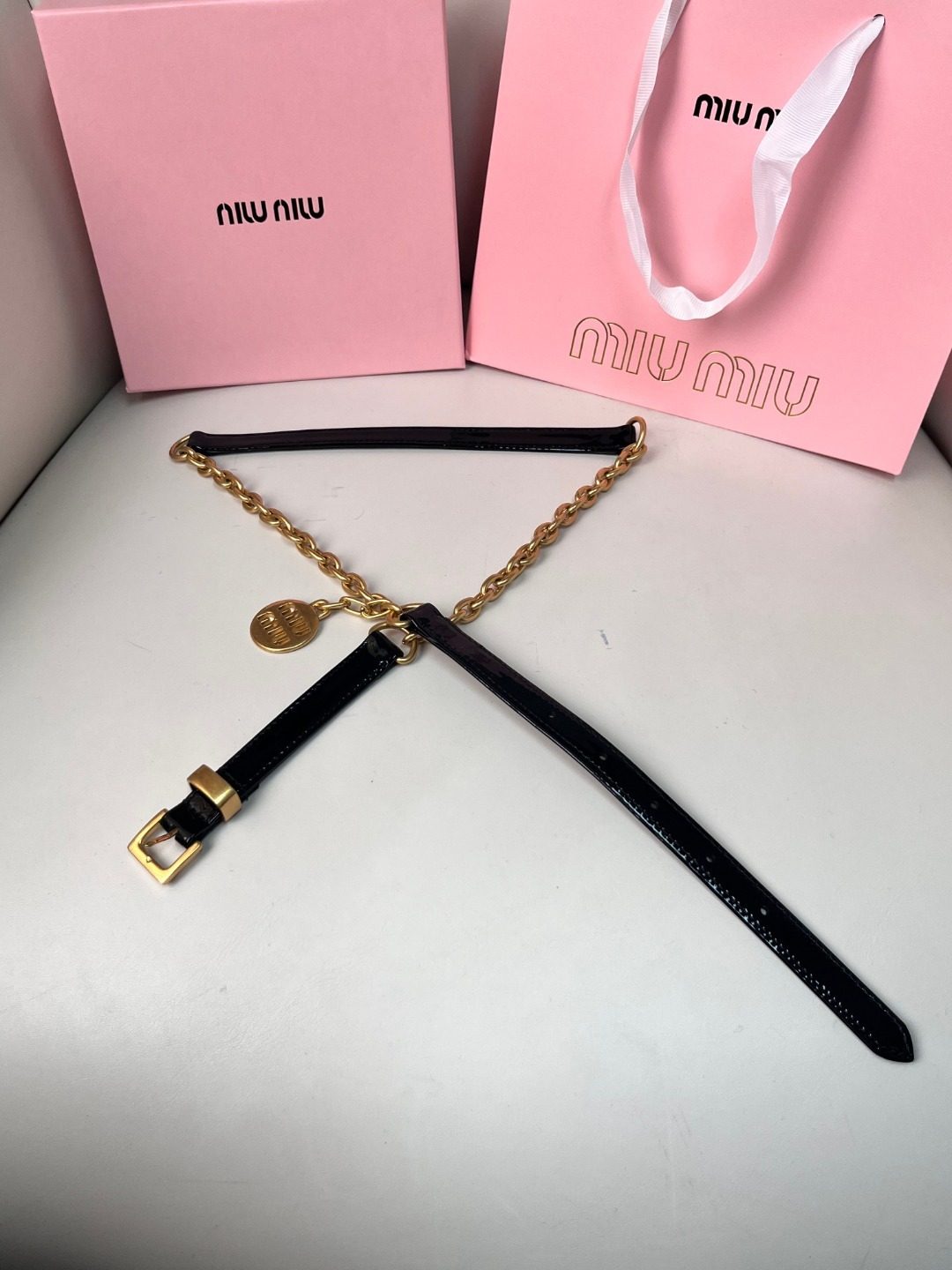 Miu Miu Leather Belt