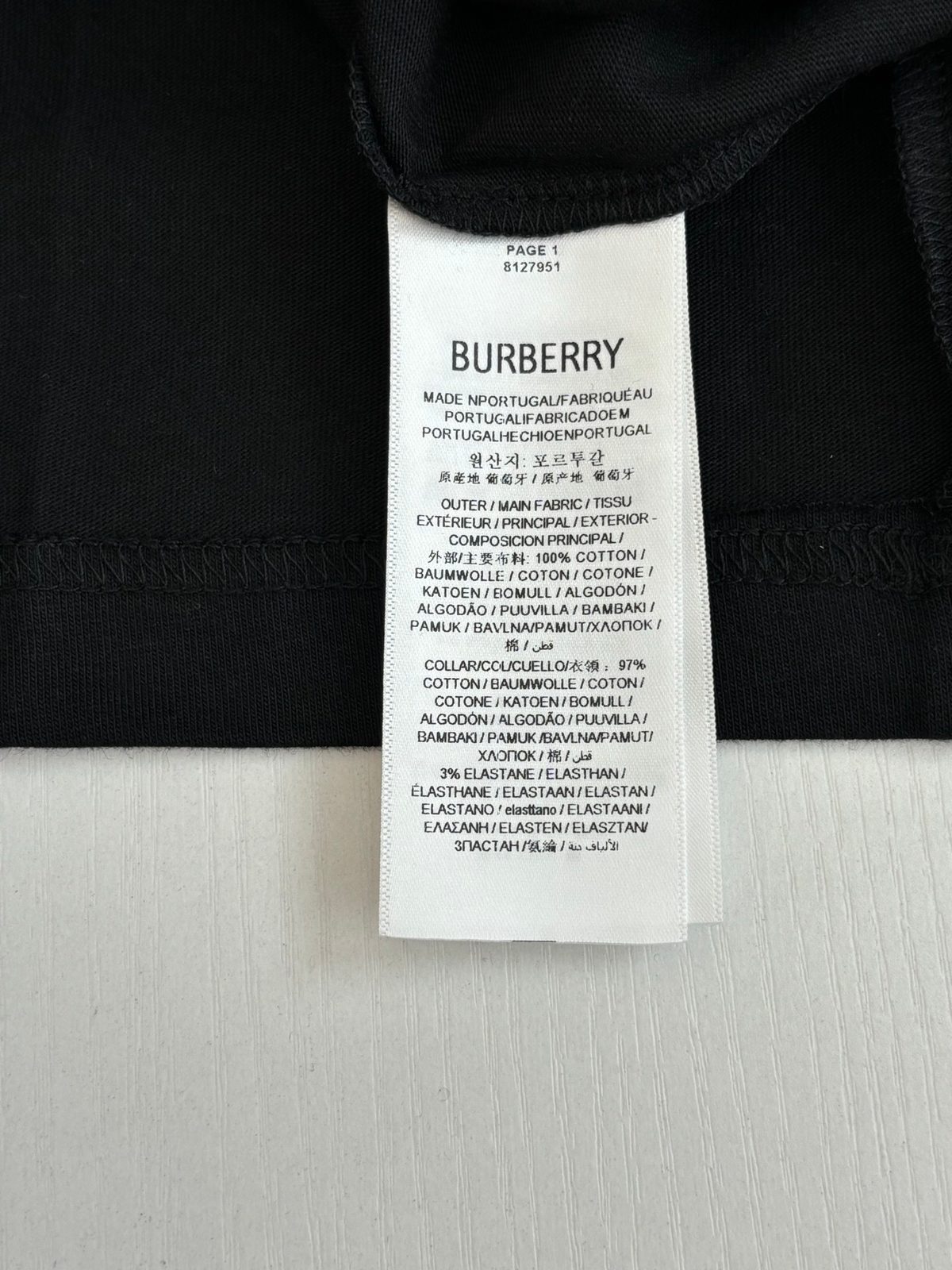 Burberry Turquoise EKD Logo T-Shirt