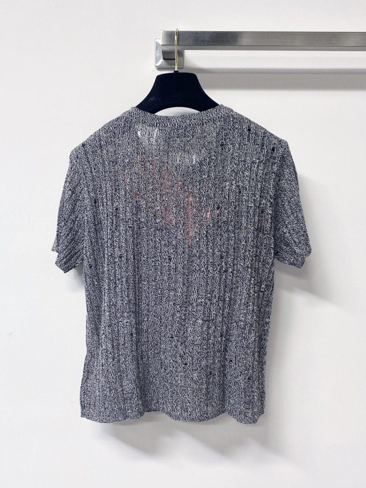 Miu Miu Cashmere Silk Blend Button-Up Shirt