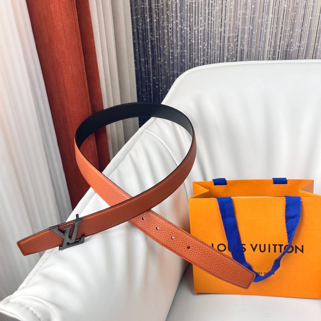 Louis Vuitton Reversible Leather Belt