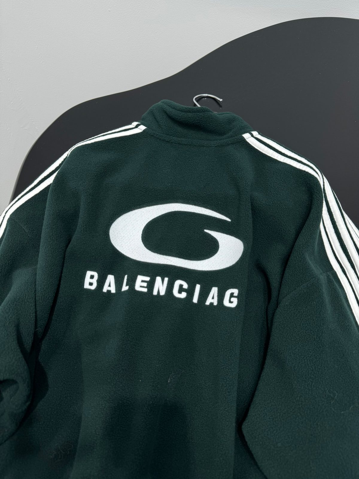Balenciaga Logo Track Jacket Green