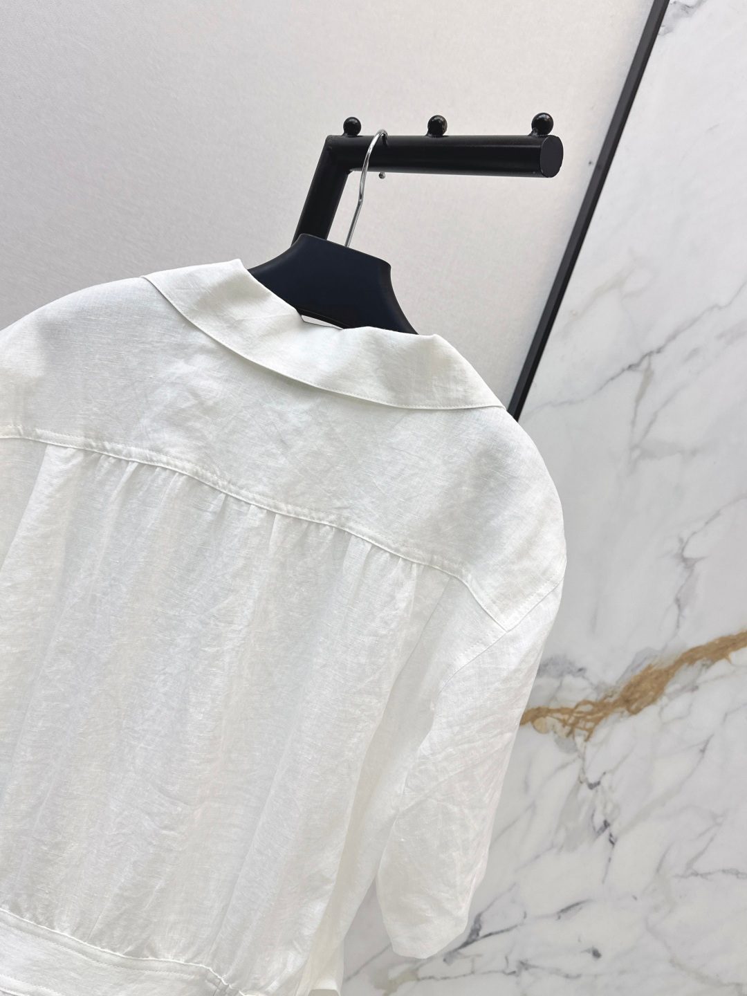 Prada Linen Short-Sleeve Shirt