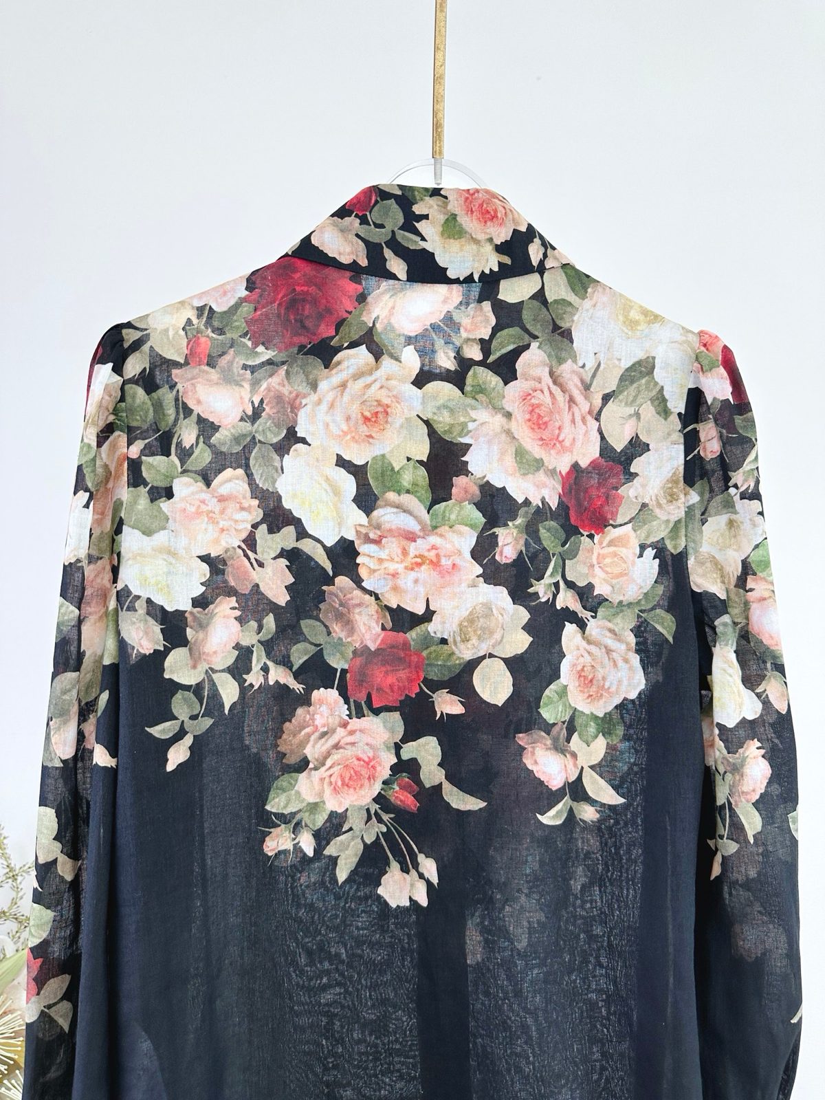 HYPNOTIC Ramie Floral Button-Up Shirt