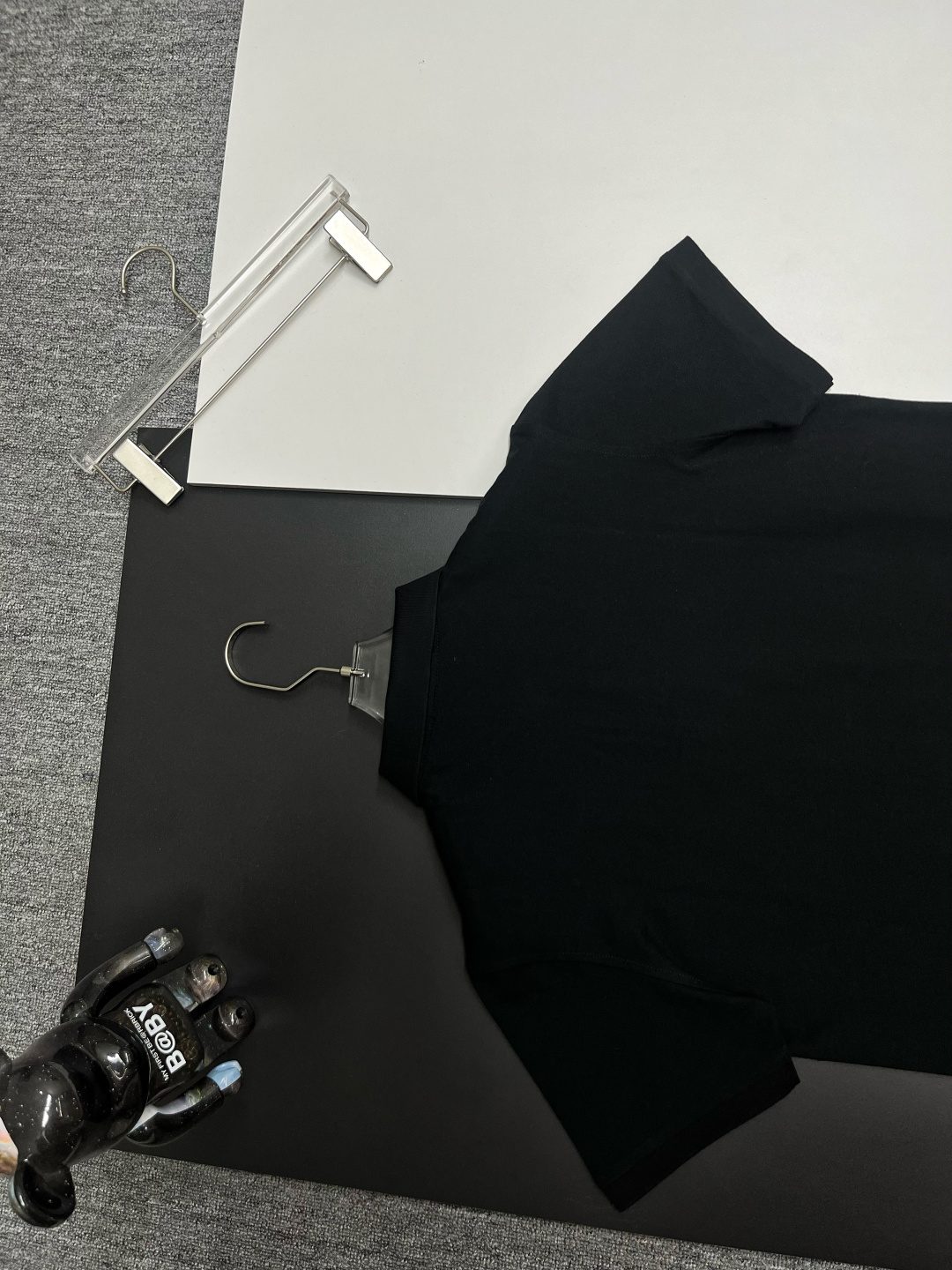 Black Short-Sleeve Polo Shirt