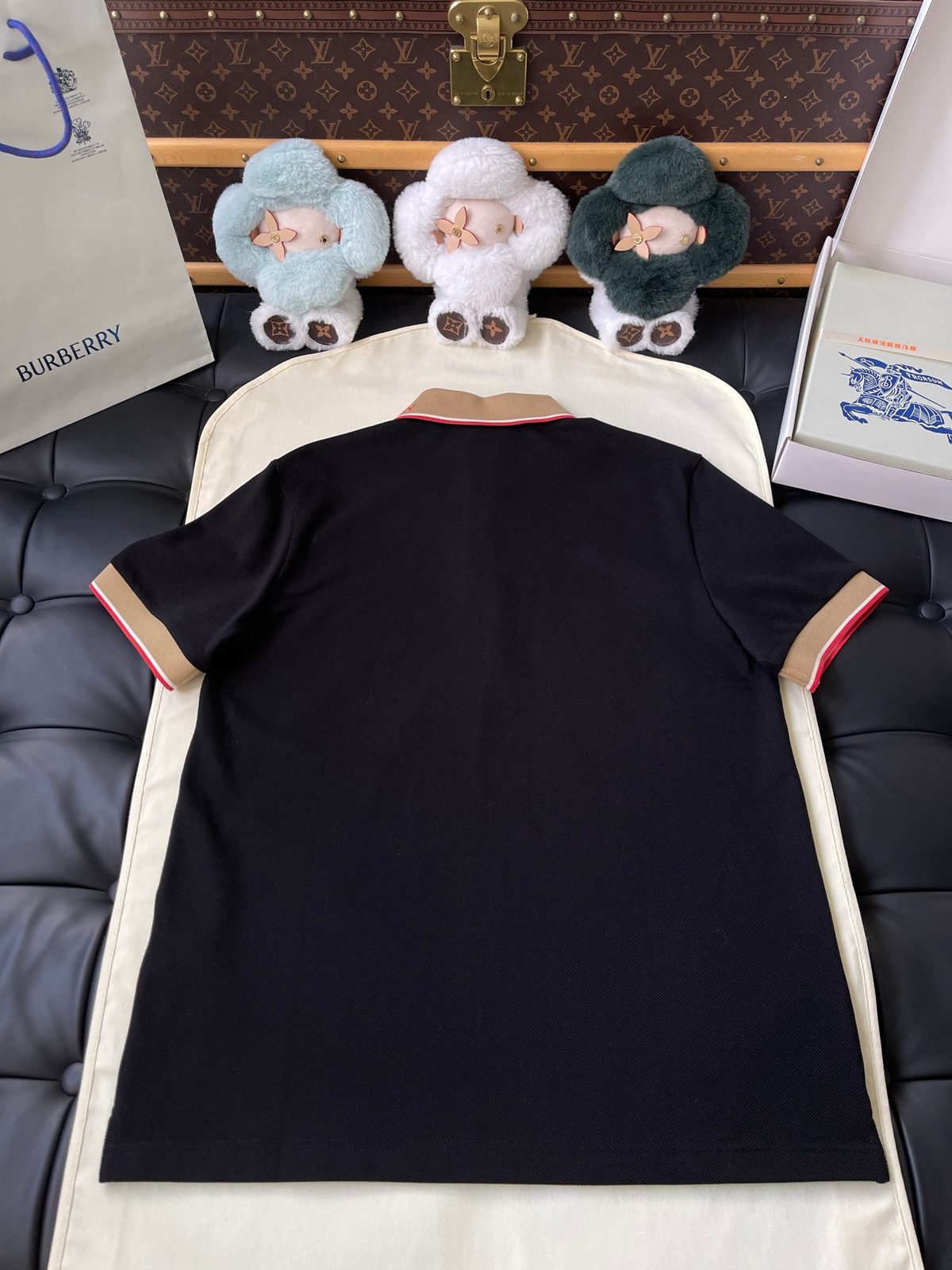 Burberry Colorblock Polo Shirt