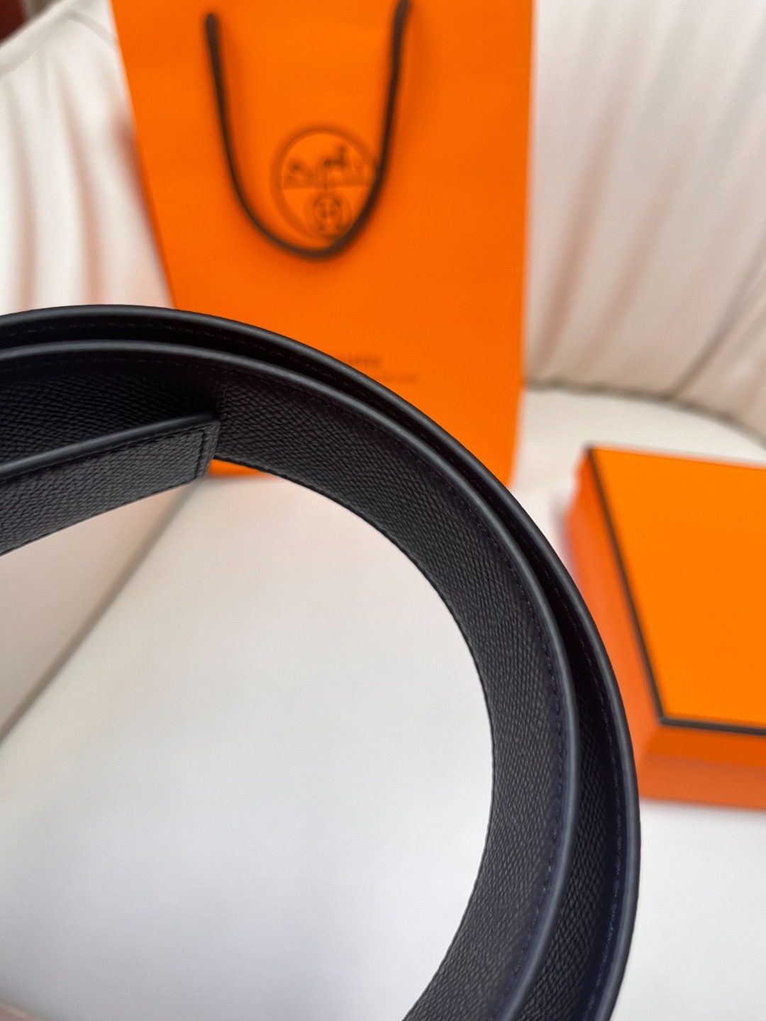 Tory Burch Logo Leather Belt