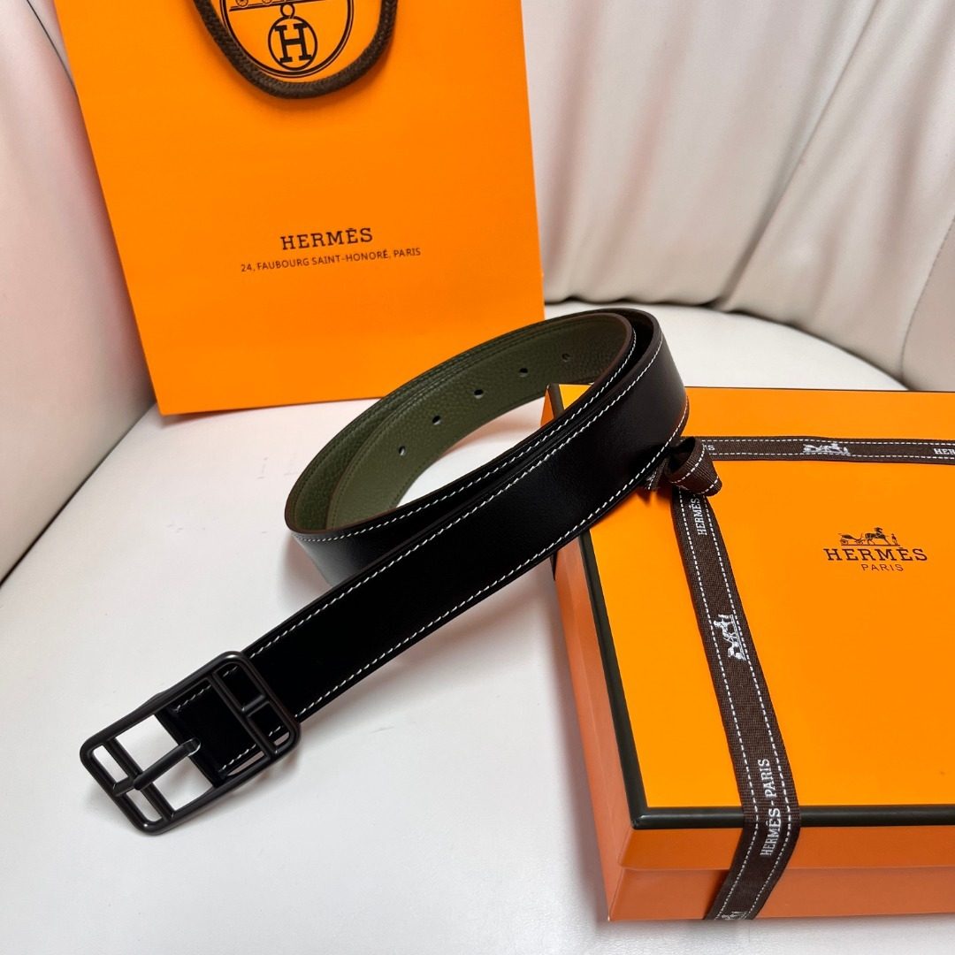 Hermès Reversible Leather Belt