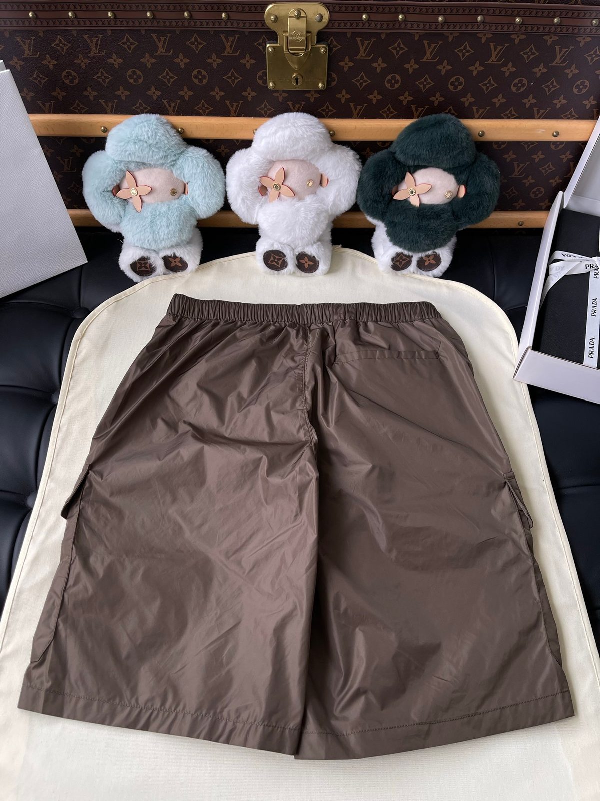 Prada Nylon Cargo Shorts
